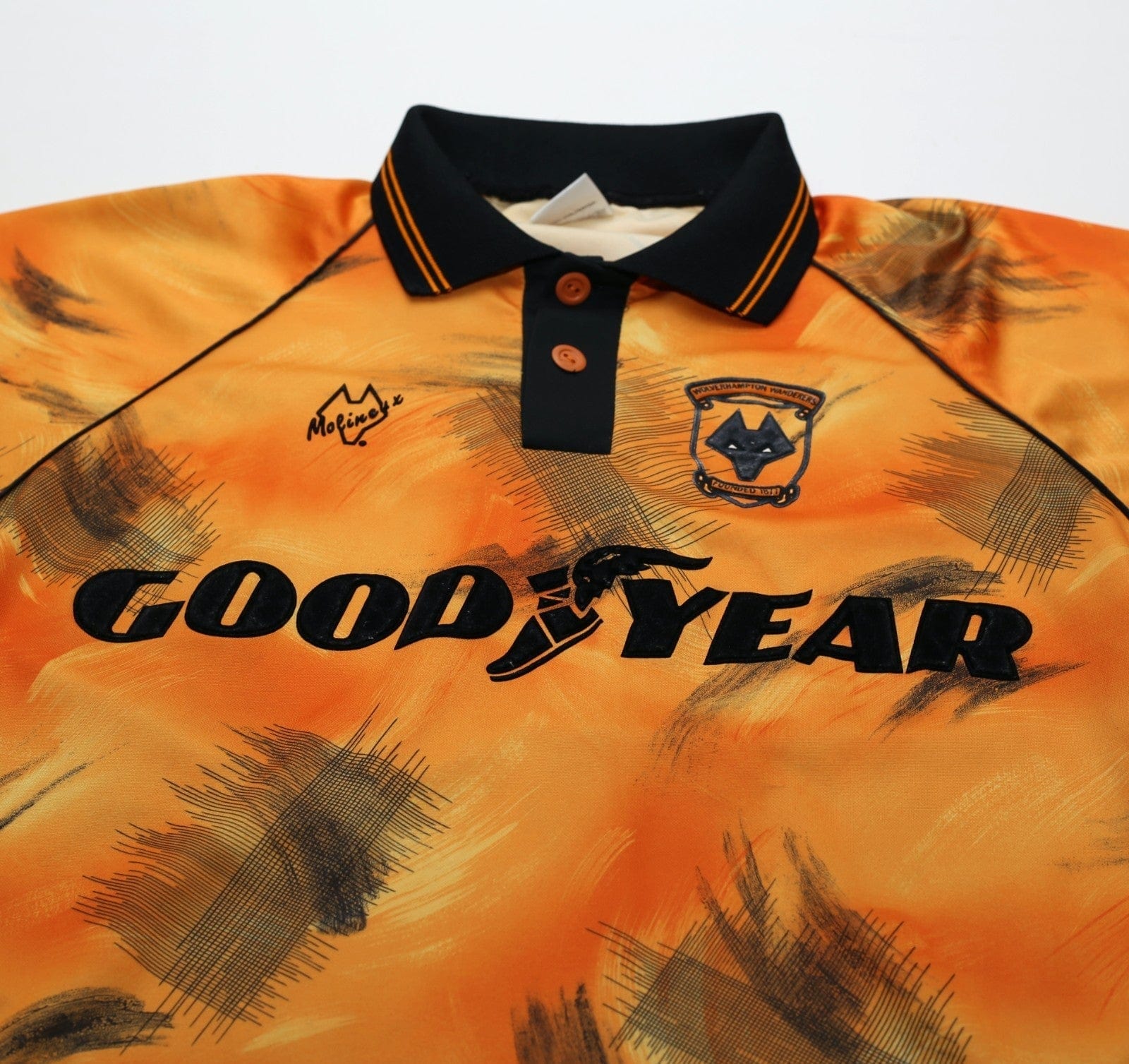 1992/93 WOLVERHAMPTON WANDERERS Vintage Molineux Home Football Shirt (M)