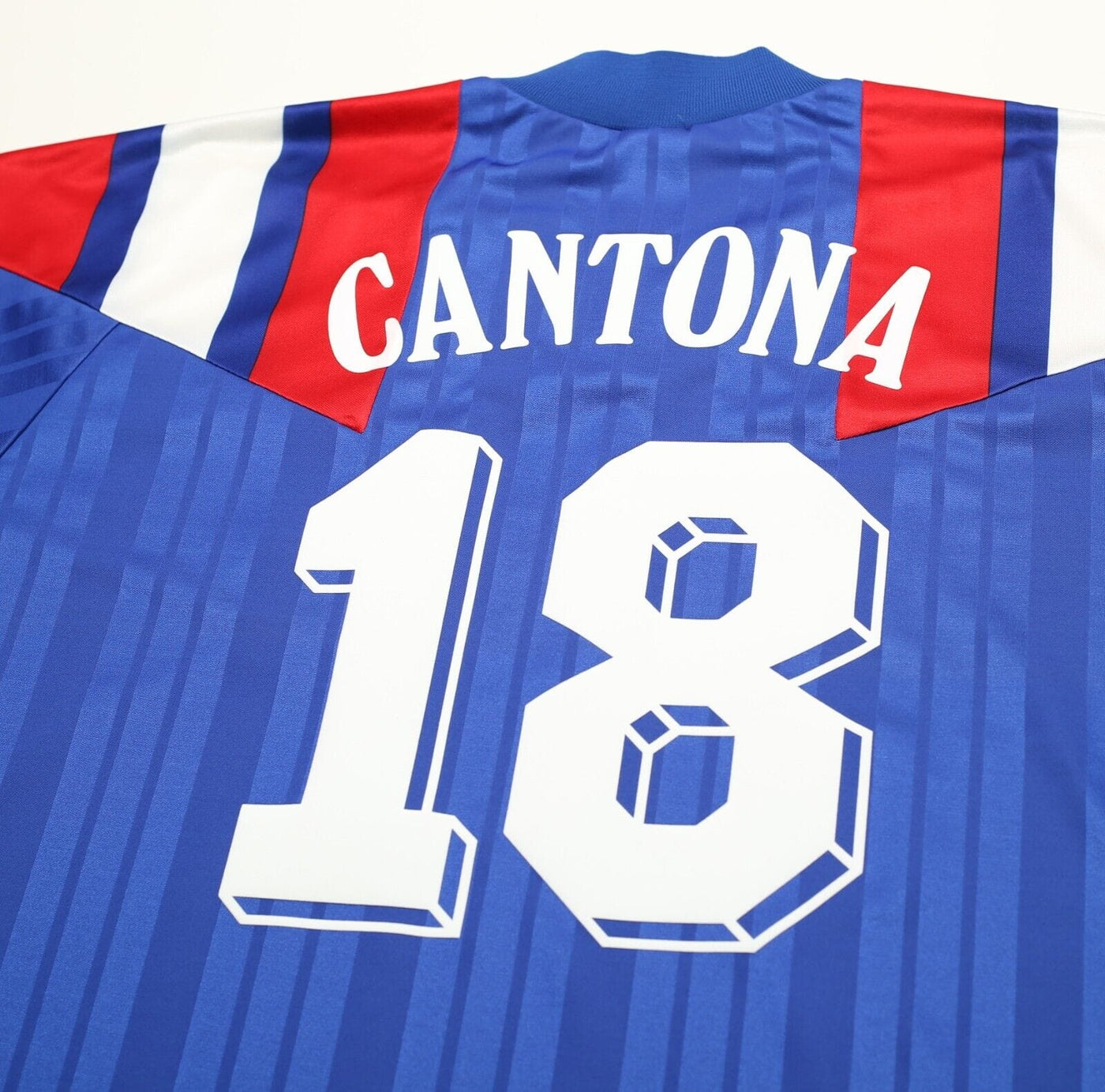 Maillot France Cantona Dédicacé - Authentique Avec Certificat
