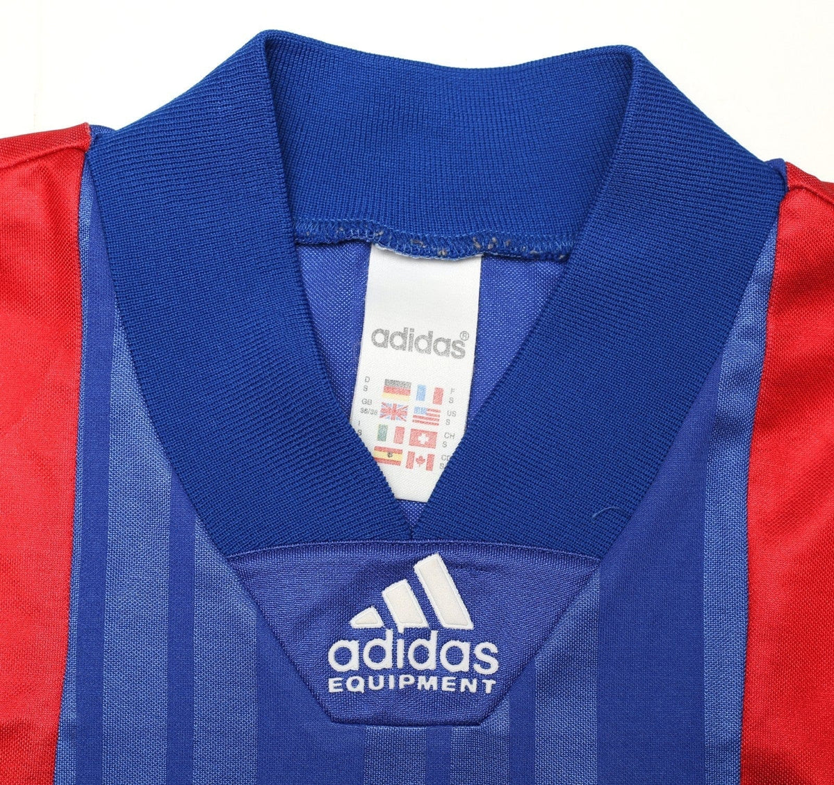 1992/94 CANTONA #18 France Vintage adidas Home Football Shirt (S/M) Euro 92