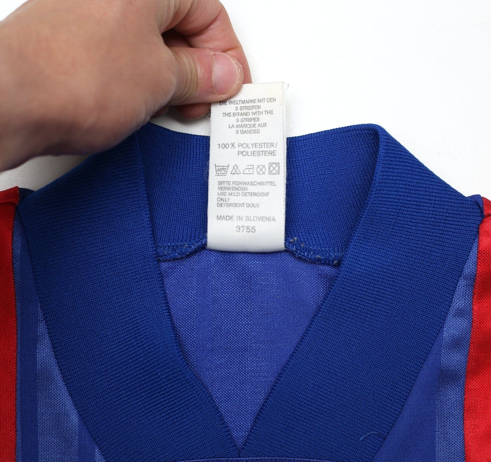 1992/94 CANTONA #18 France Vintage adidas Home Football Shirt (S/M) Euro 92