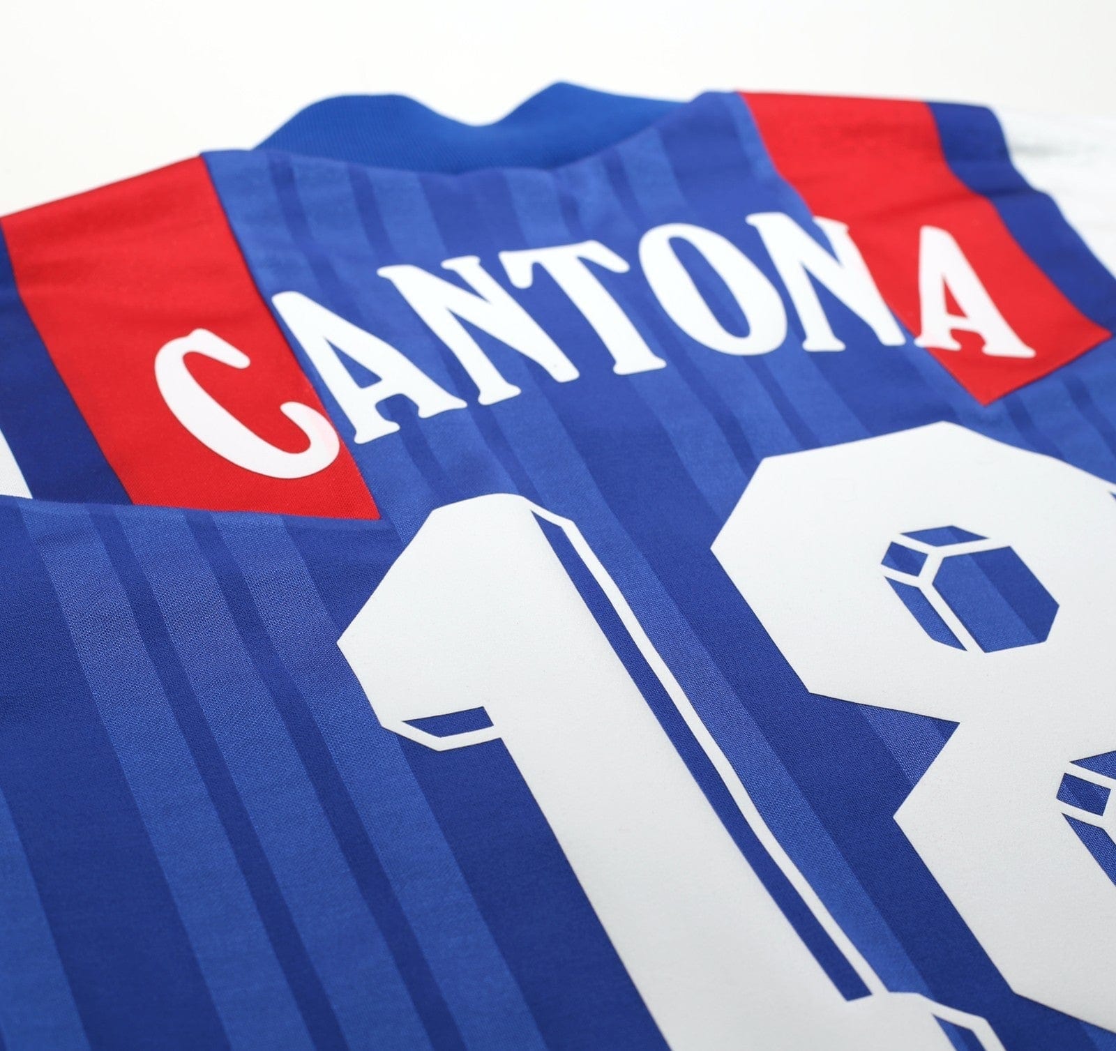 1992/94 CANTONA #18 France Vintage adidas Home Football Shirt (S/M) Euro 92