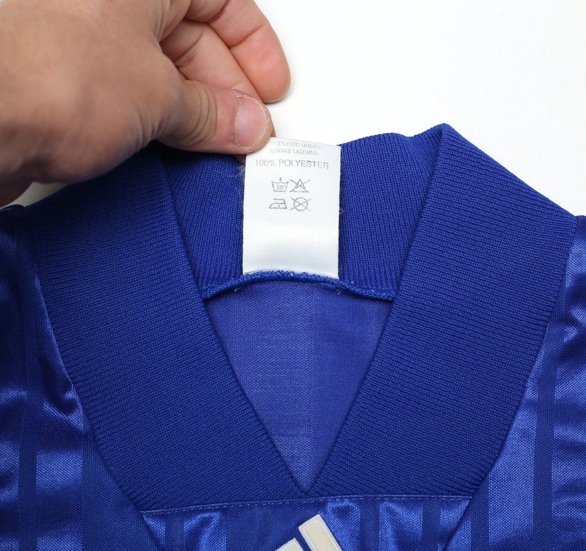 1992/94 CANTONA #18 France Vintage adidas Home Football Shirt (S/M) Euro 92