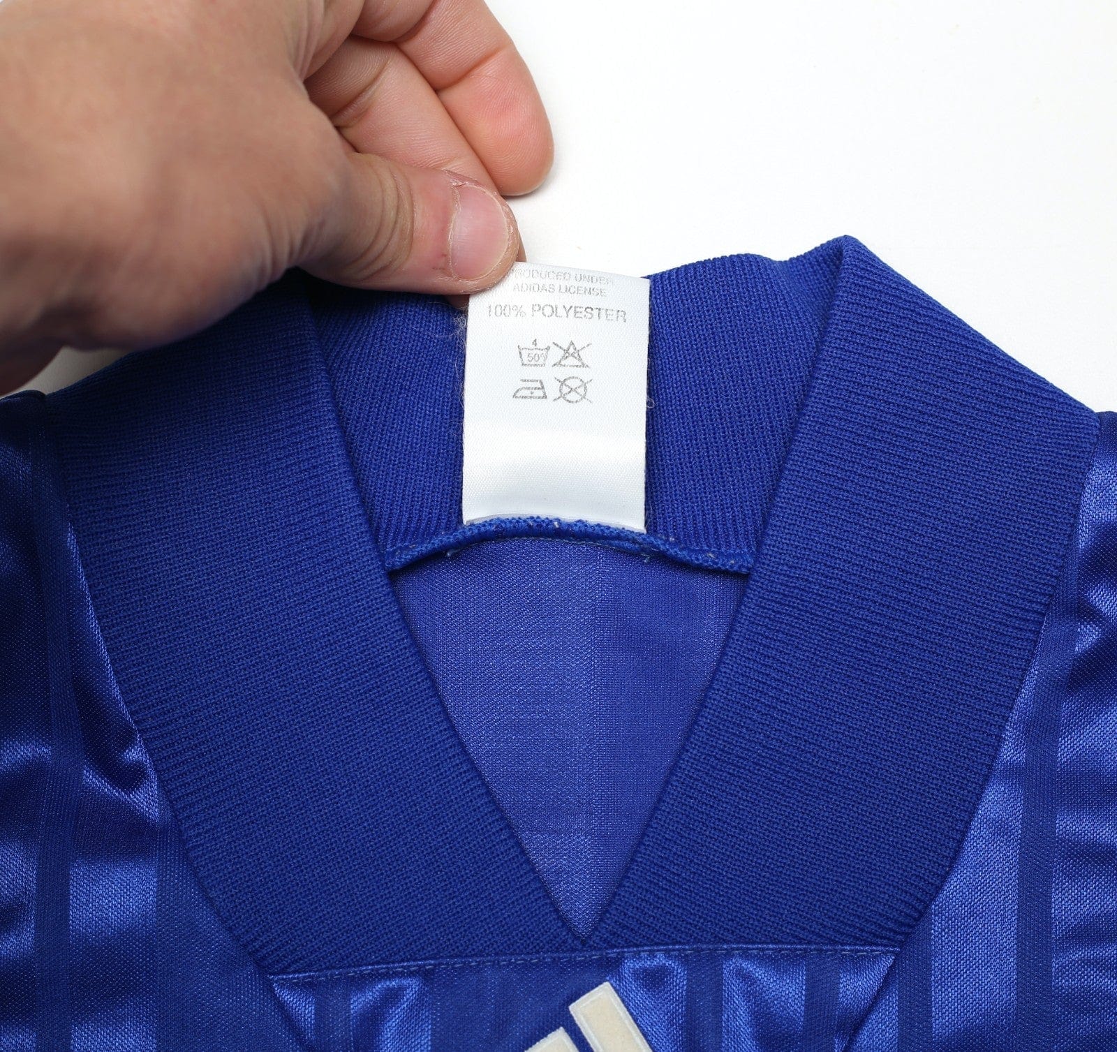 1992/94 CANTONA #18 France Vintage adidas Home Football Shirt (S/M) Euro 92