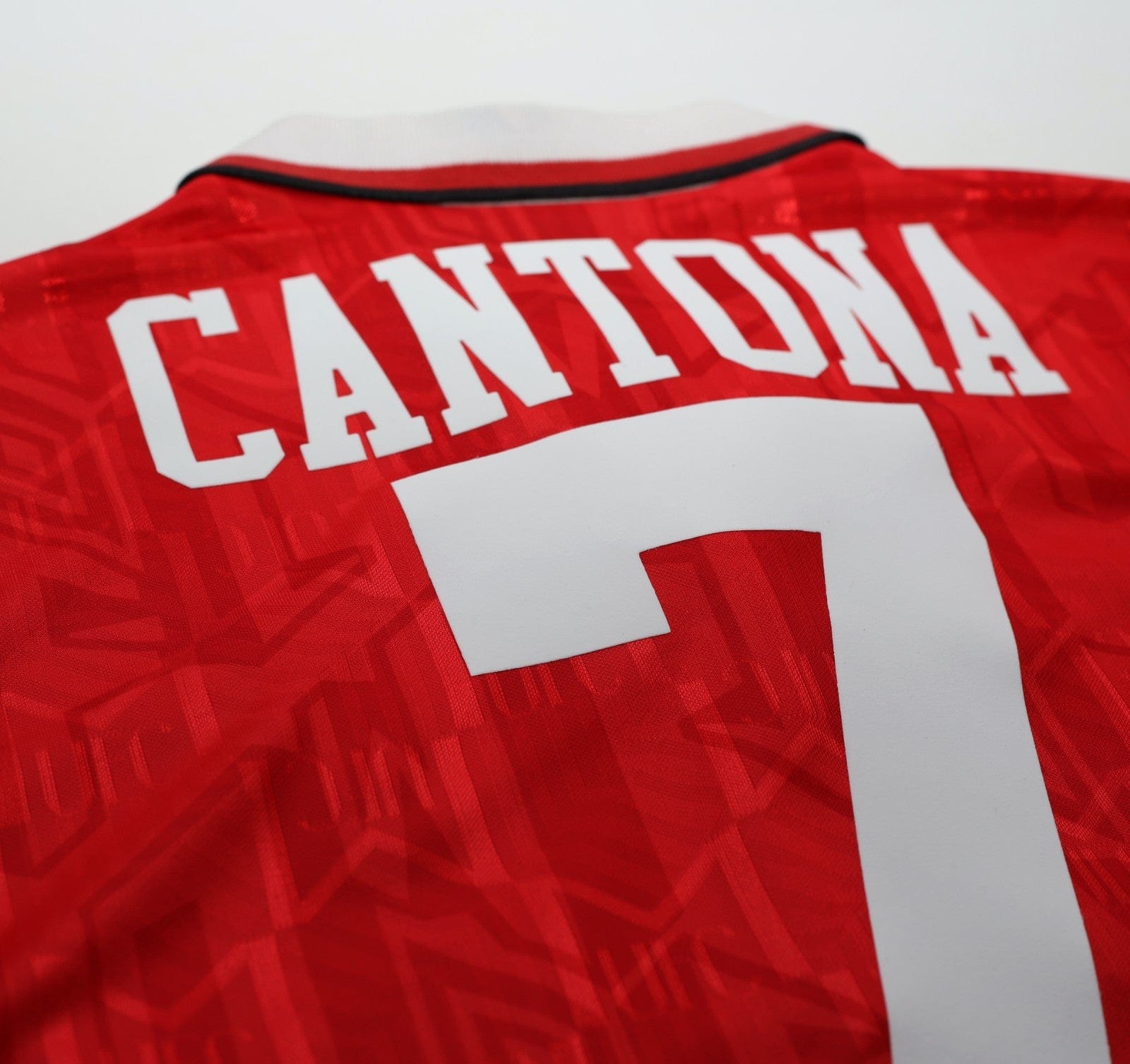1992/94 CANTONA #7 Manchester United Vintage Umbro Home Football Shirt (L/XL)