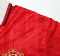 1992/94 CANTONA #7 Manchester United Vintage Umbro Home Football Shirt (L/XL)