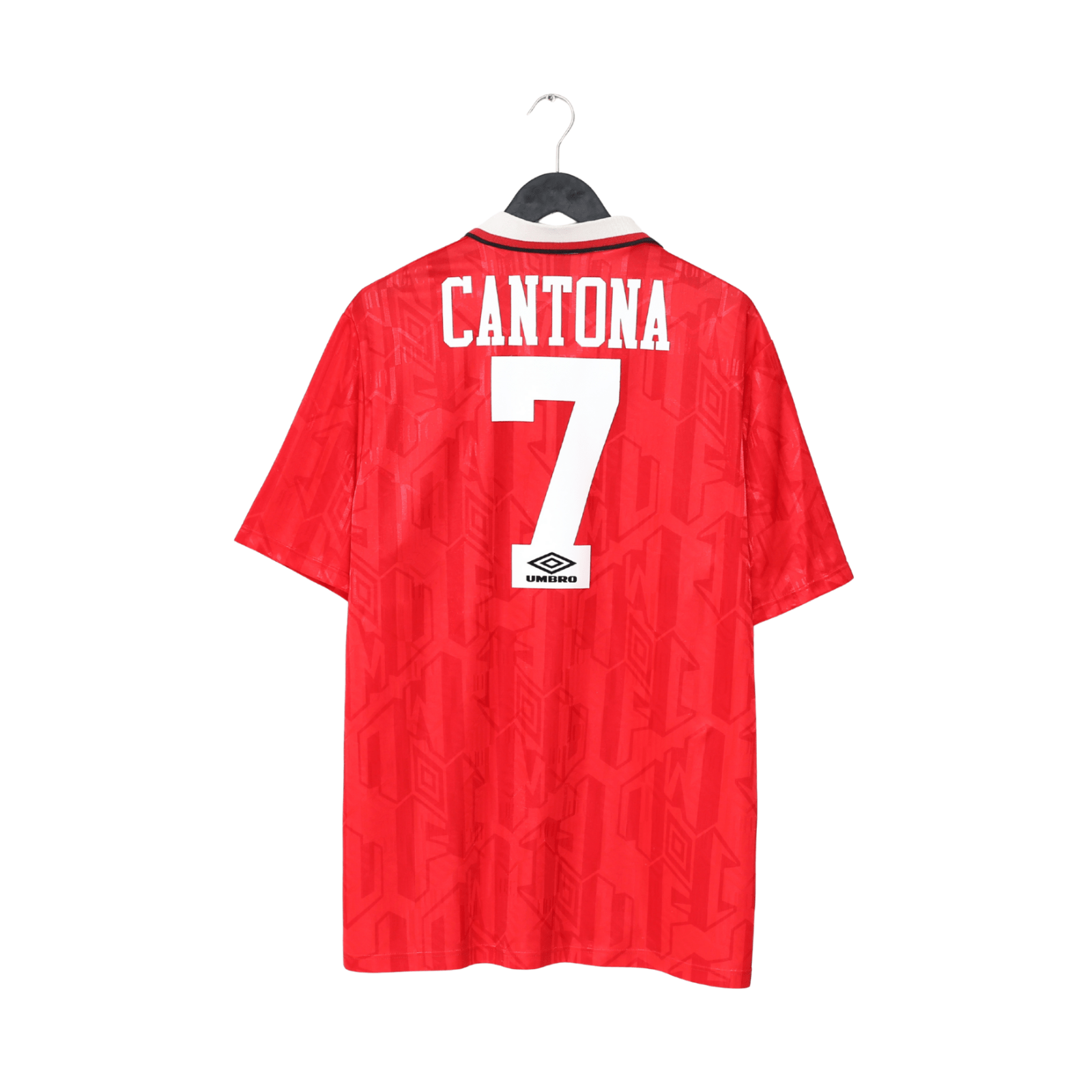1992/94 CANTONA #7 Manchester United Vintage Umbro Home Football Shirt (L/XL)