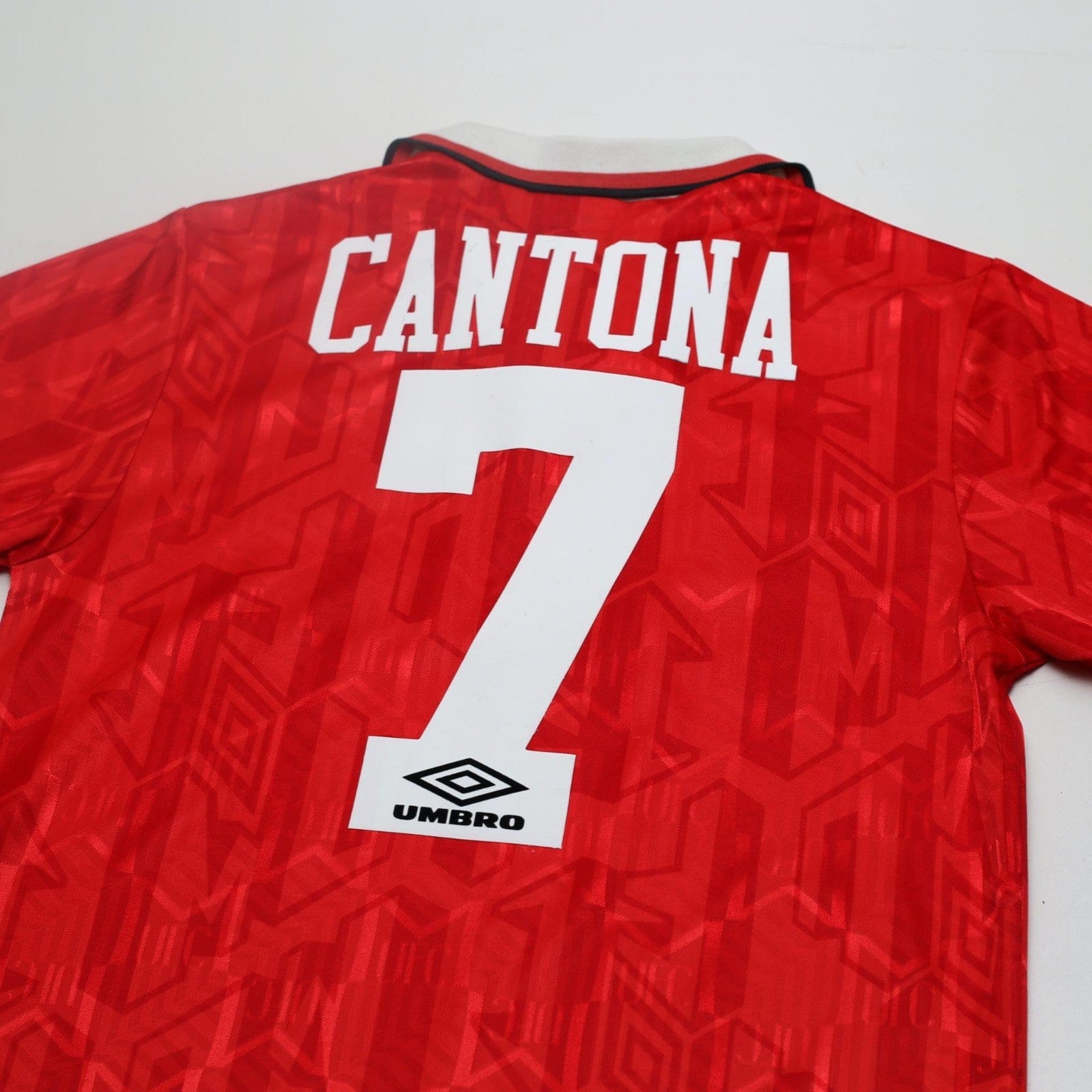 1992/94 Cantona #7 Manchester United Vintage Umbro Home Football Shirt (S)
