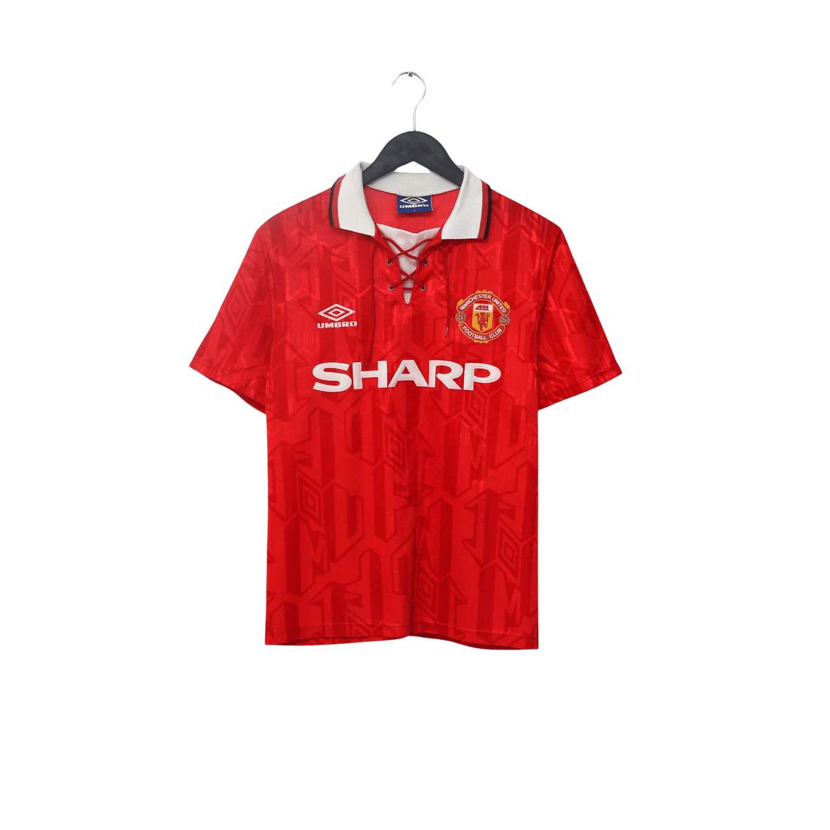 1992/94 Cantona #7 Manchester United Vintage Umbro Home Football Shirt (S)