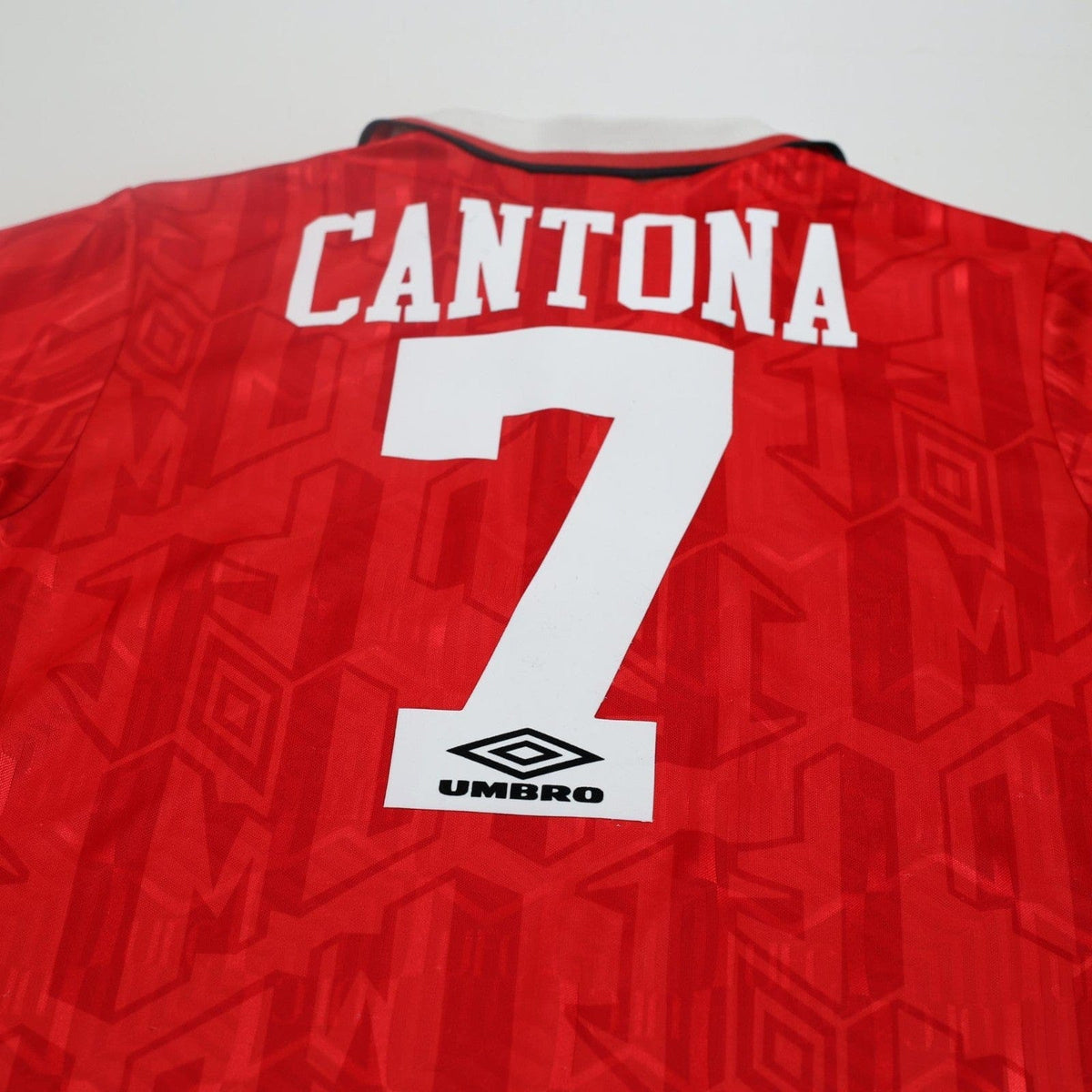 1992/94 Cantona #7 Manchester United Vintage Umbro Home Football Shirt (S)