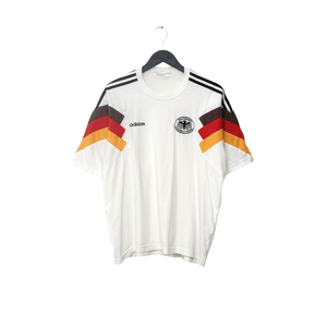 1992/94 Germany Vintage adidas Home Football Cotton Tee Shirt (L) EURO 92