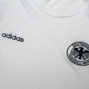1992/94 Germany Vintage adidas Home Football Cotton Tee Shirt (L) EURO 92