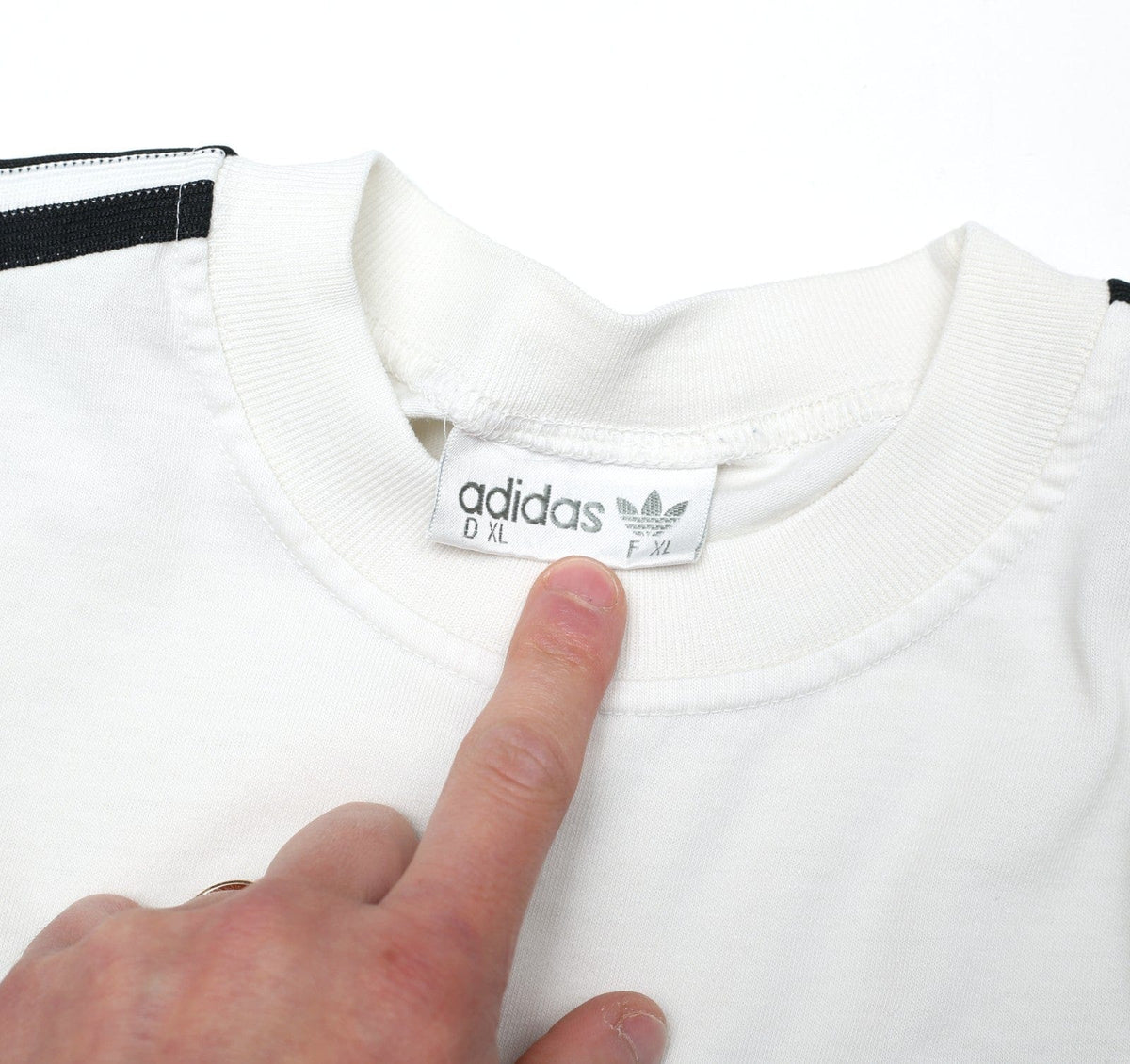 1992/94 GERMANY Vintage adidas Home Football Cotton Tee Shirt (XL) EURO 92