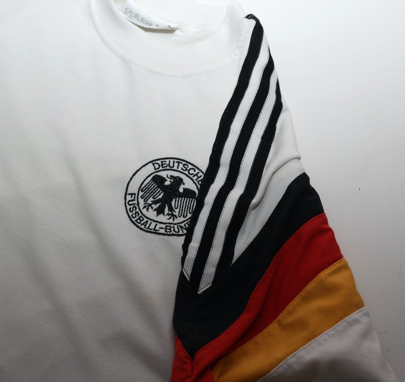 1992/94 GERMANY Vintage adidas Home Football Cotton Tee Shirt (XL) EURO 92