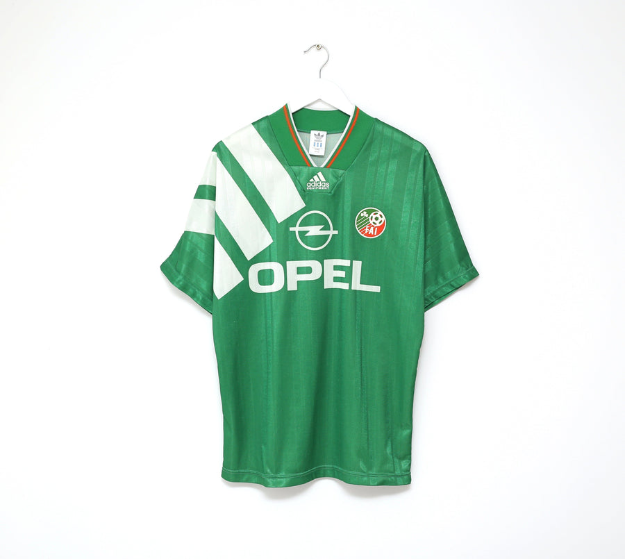 1992/94 IRELAND Vintage adidas Equipment Home Football Shirt Jersey (M/L)