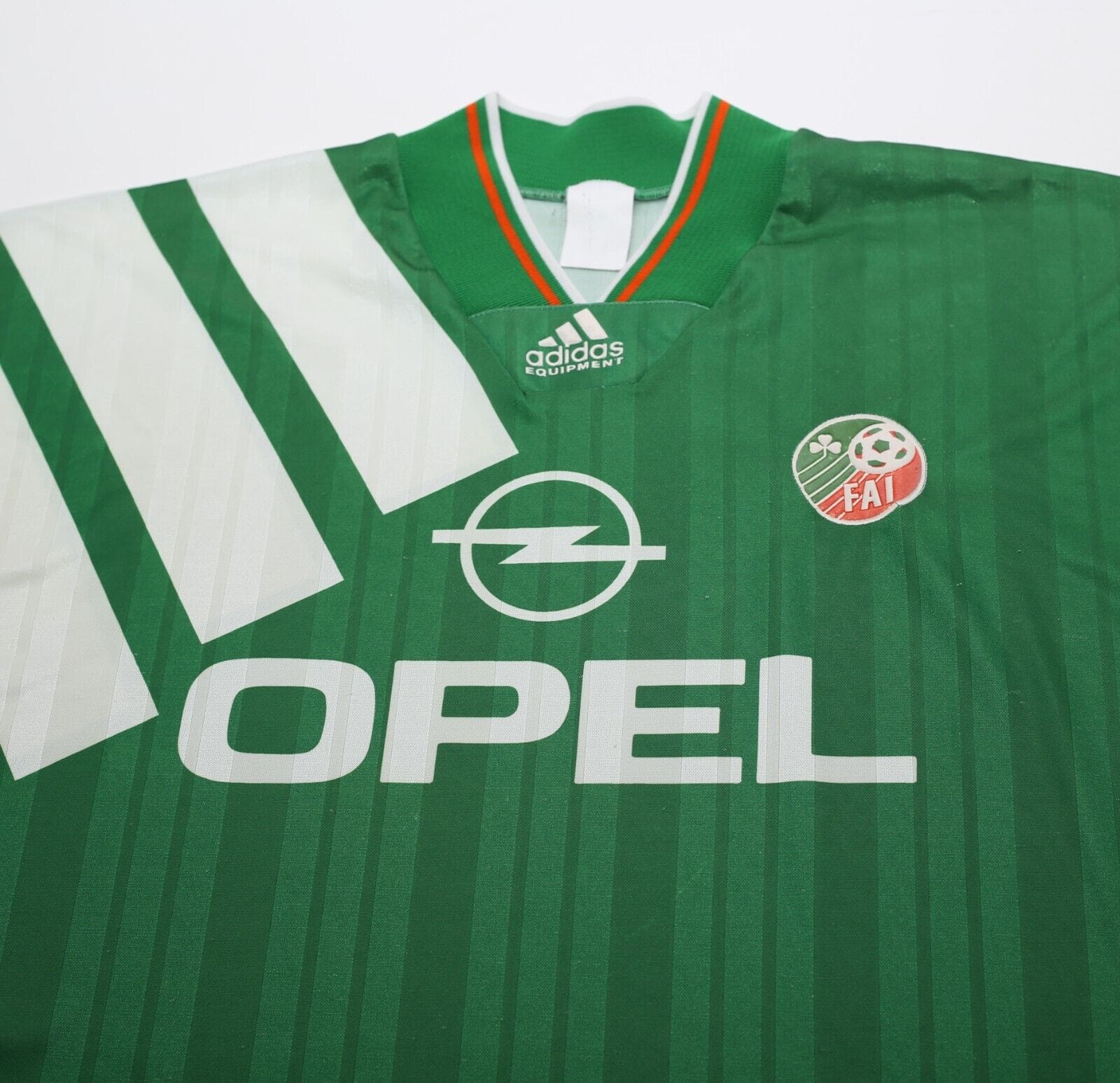 1992/94 IRELAND Vintage adidas Equipment Home Football Shirt Jersey (XL)