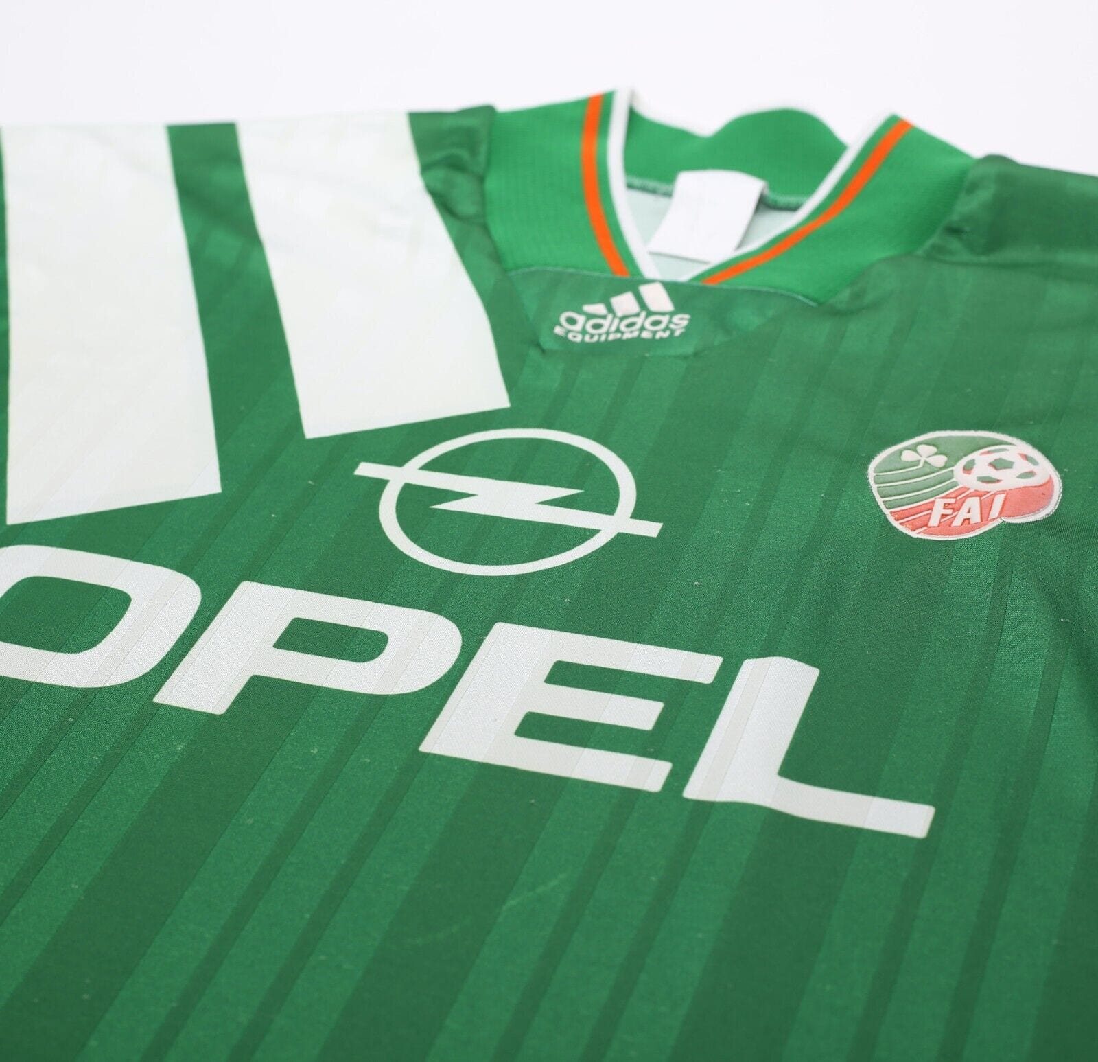 1992/94 IRELAND Vintage adidas Equipment Home Football Shirt Jersey (XL)