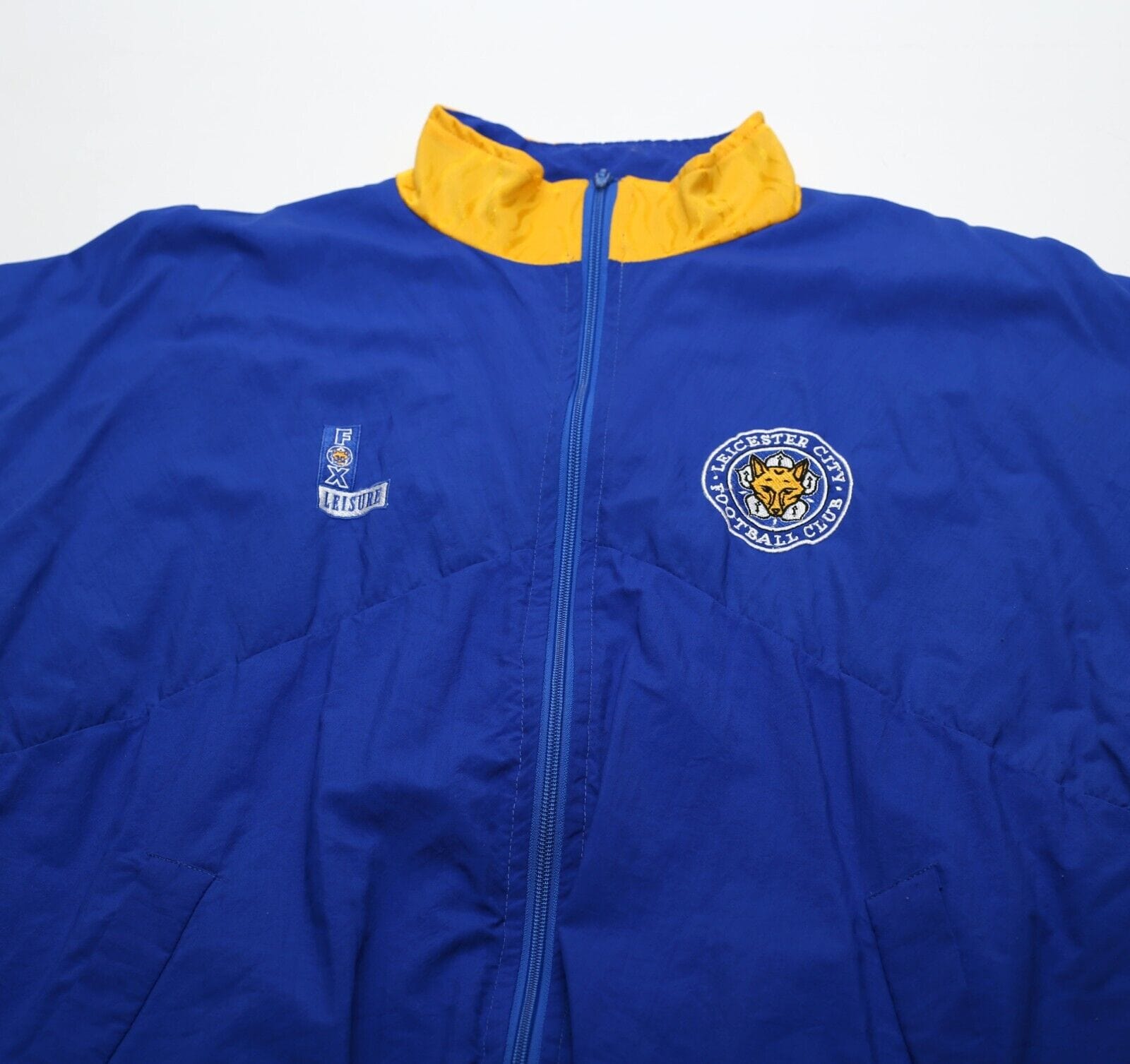 1992/94 LEICESTER CITY Vintage Fox Leisure Football Track Top Jacket (L)