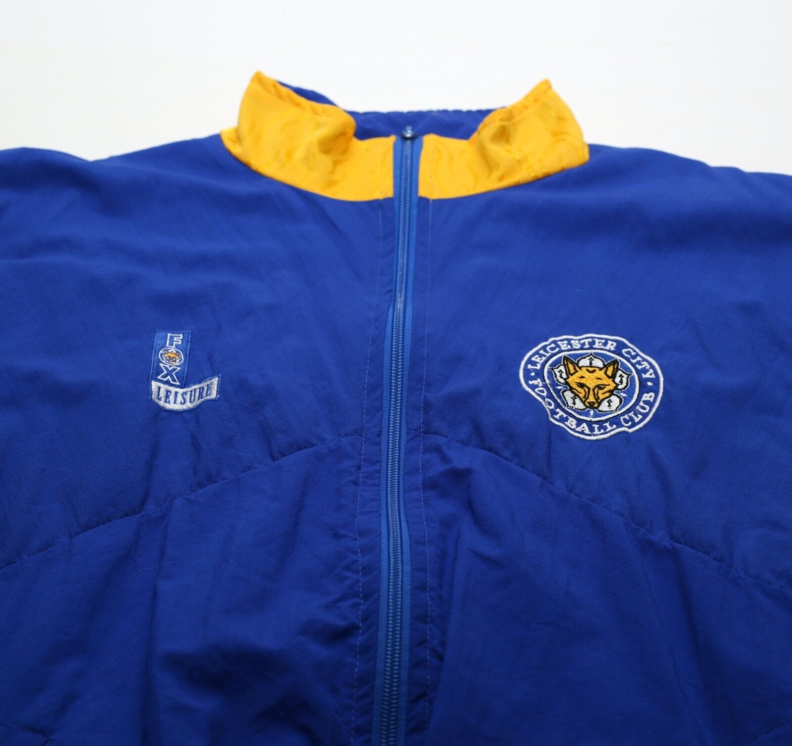 1992/94 LEICESTER CITY Vintage Fox Leisure Football Track Top Jacket (L)