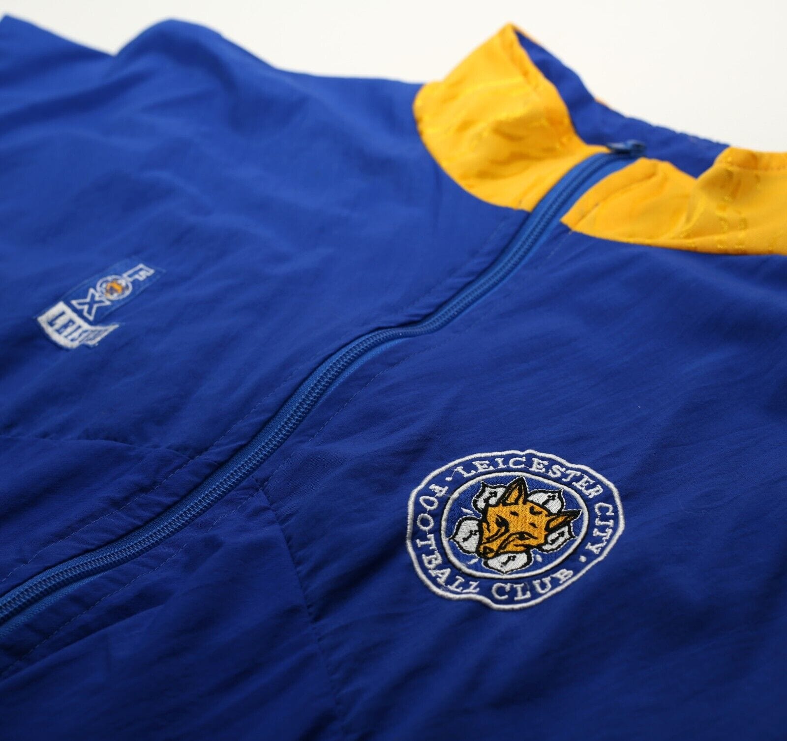 1992/94 LEICESTER CITY Vintage Fox Leisure Football Track Top Jacket (L)