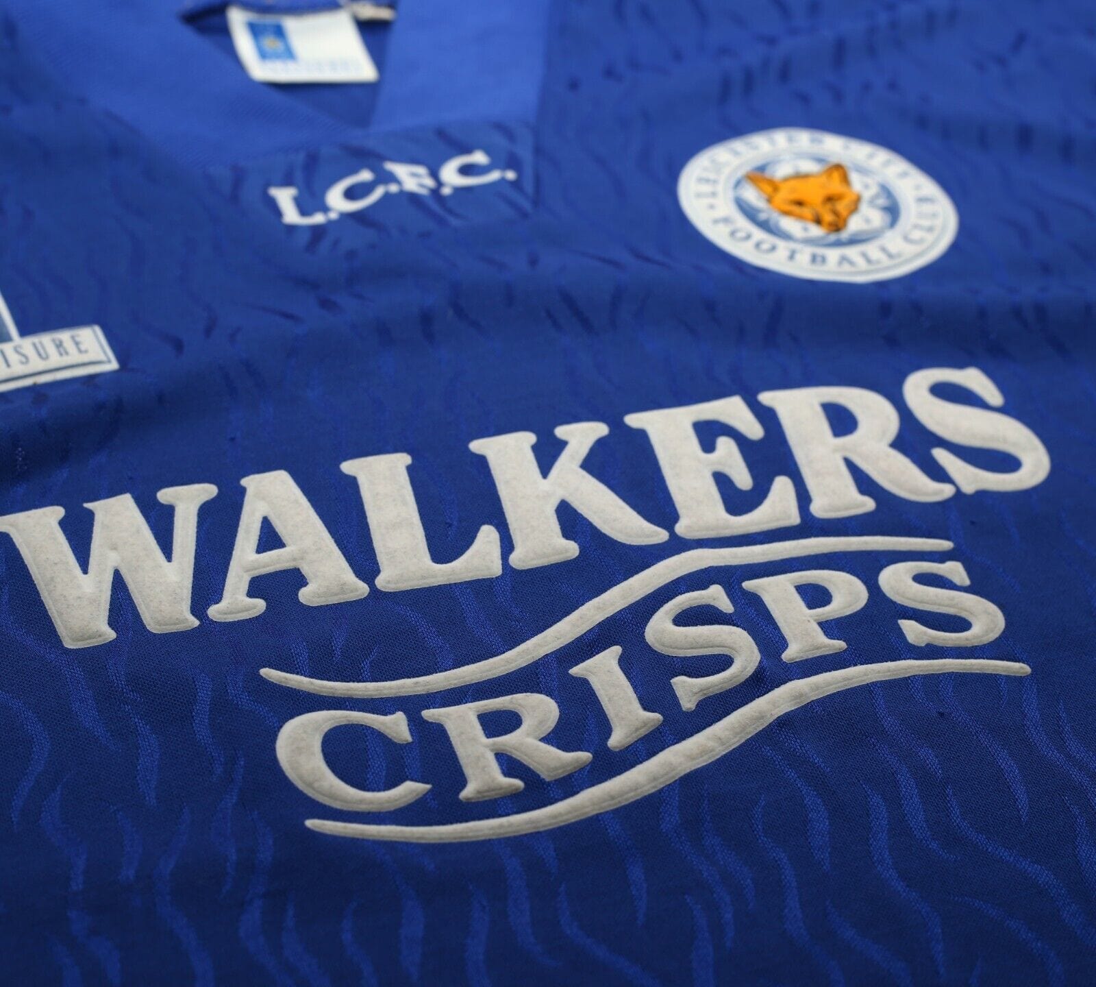 1992/94 LEICESTER CITY Vintage Fox Leisure Home Football Shirt (S)