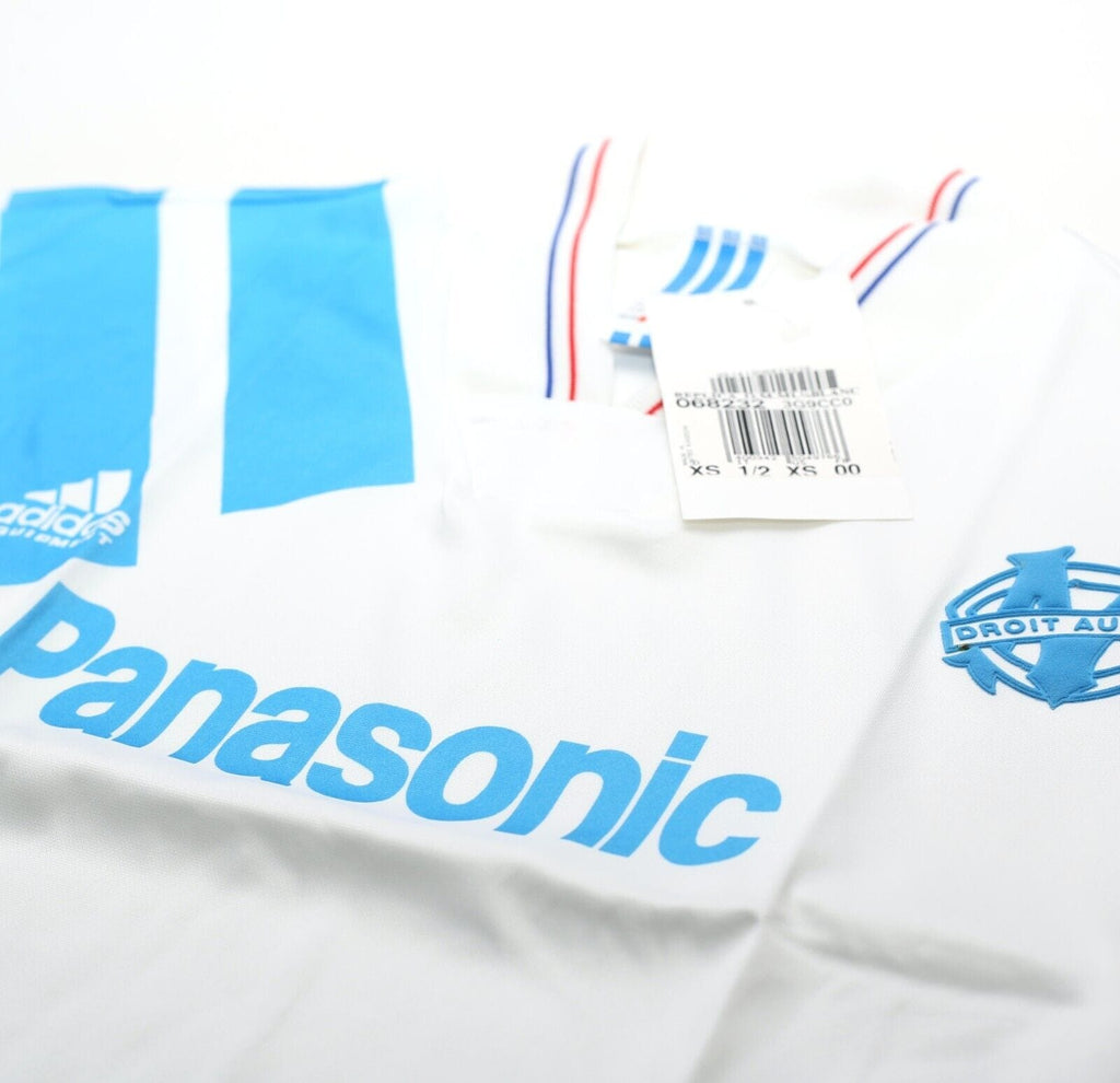 1992/94 MARSEILLE Vintage adidas Equipment Long Sleeve Football Shirt (XS) BNWT
