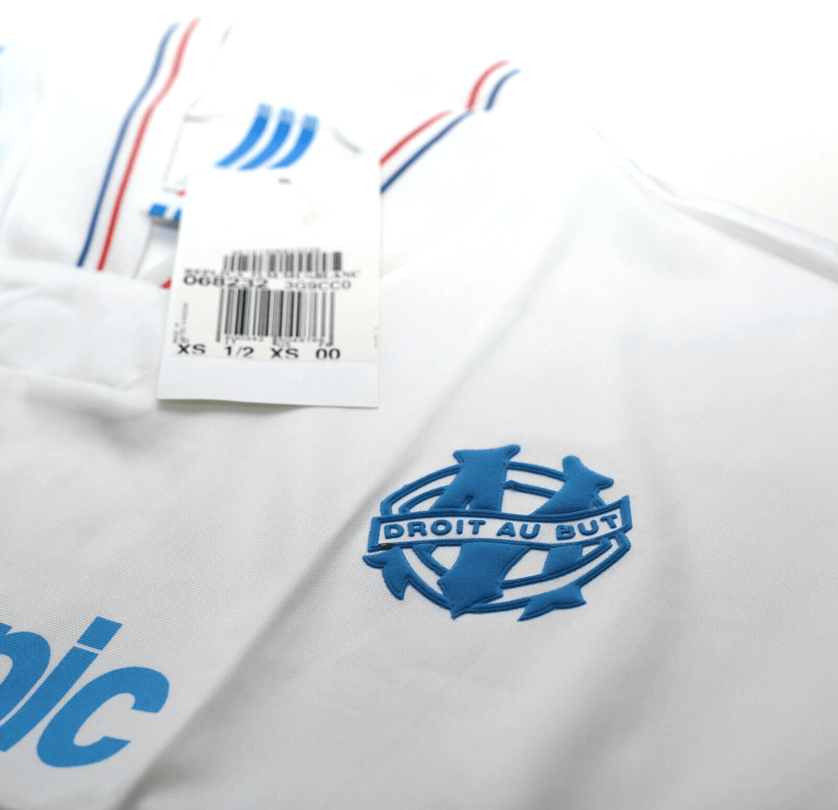 1992/94 MARSEILLE Vintage adidas Equipment Long Sleeve Football Shirt (XS) BNWT