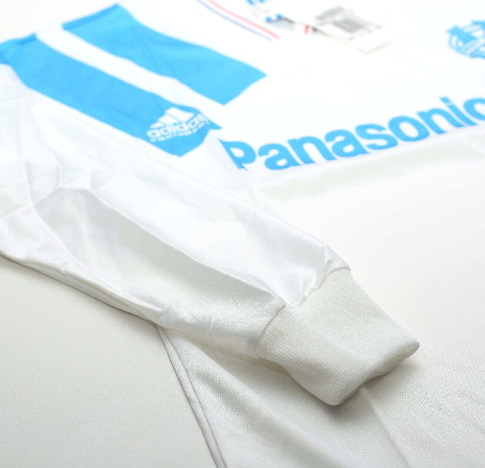1992/94 MARSEILLE Vintage adidas Equipment Long Sleeve Football Shirt (XS) BNWT