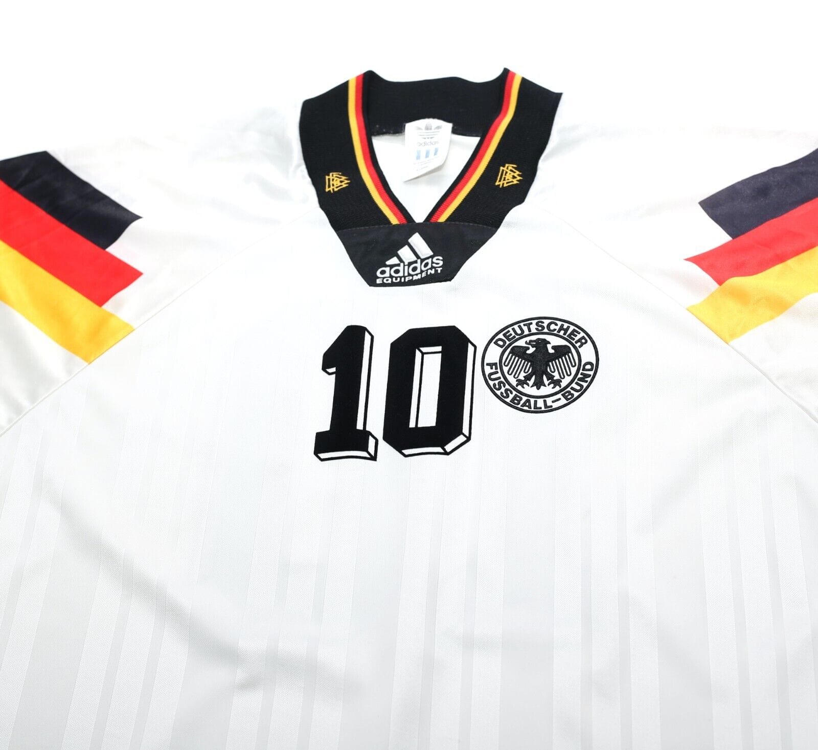 1992/94 MATTHAUS #10 Germany Vintage adidas Home Football Shirt (L/XL)