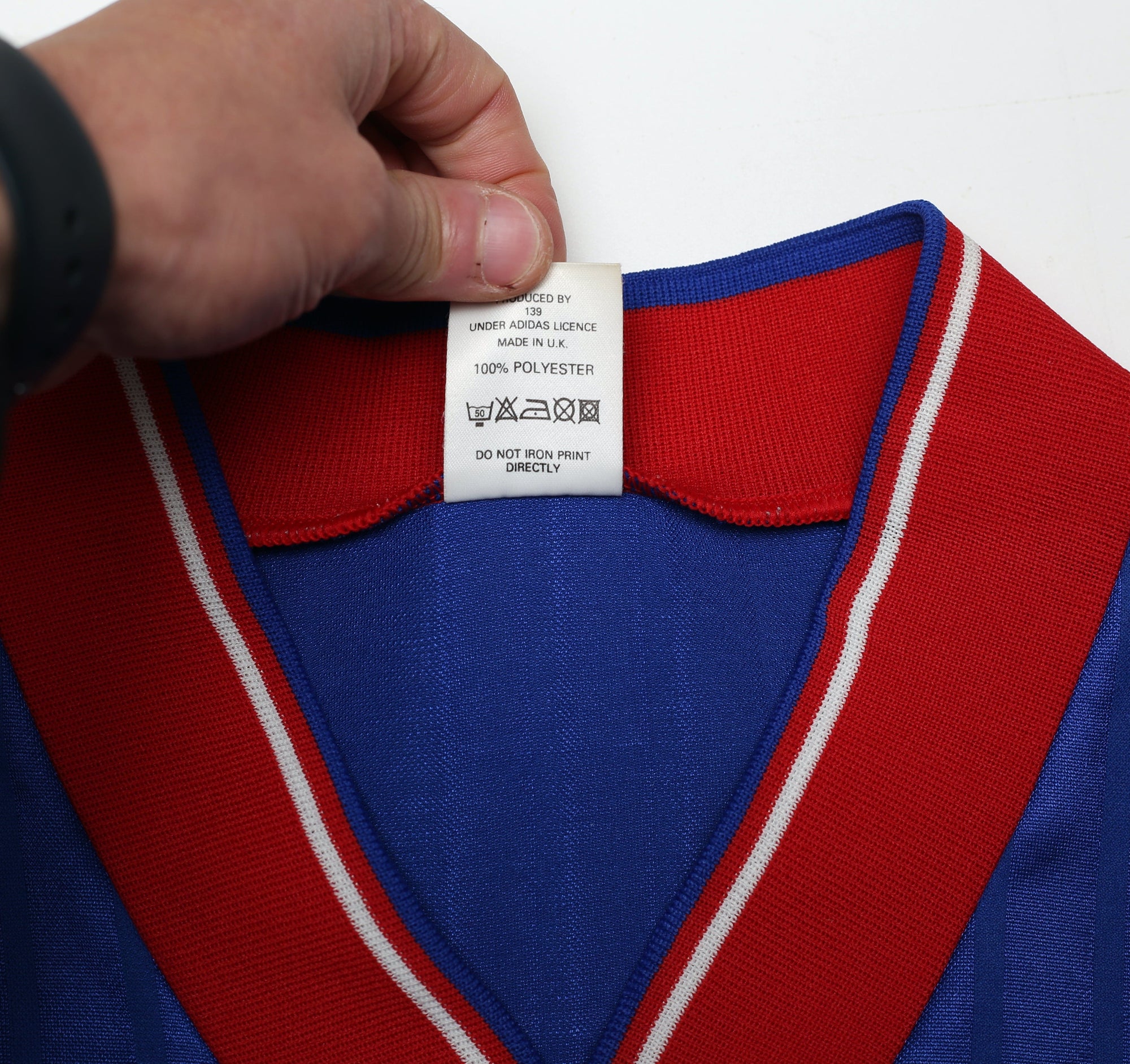 1992/94 McCOIST #9 Rangers Vintage adidas Equipment Home Football Shirt (XL)