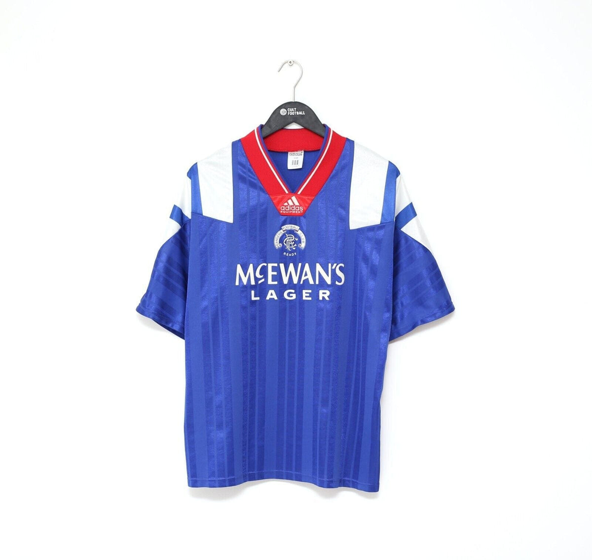Rangers 1992 1994 adidas football shirt Soccer Jersey 42'' - 44