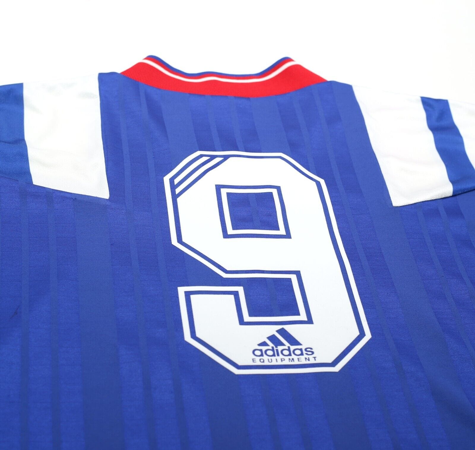 1992/94 McCOIST #9 Rangers Vintage adidas Home Football Shirt Jersey (XL)