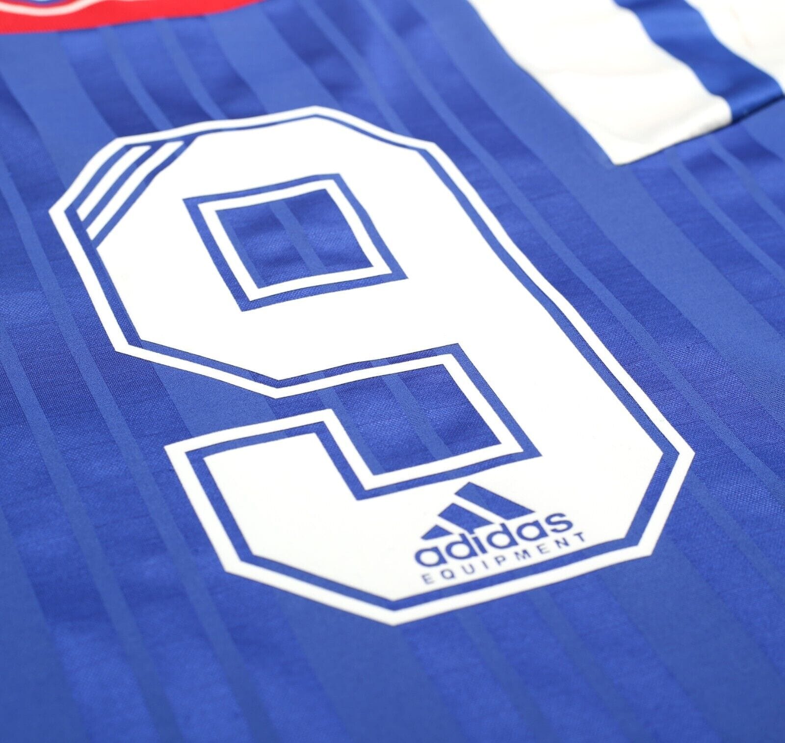 1992/94 McCOIST #9 Rangers Vintage adidas Home Football Shirt Jersey (XL)