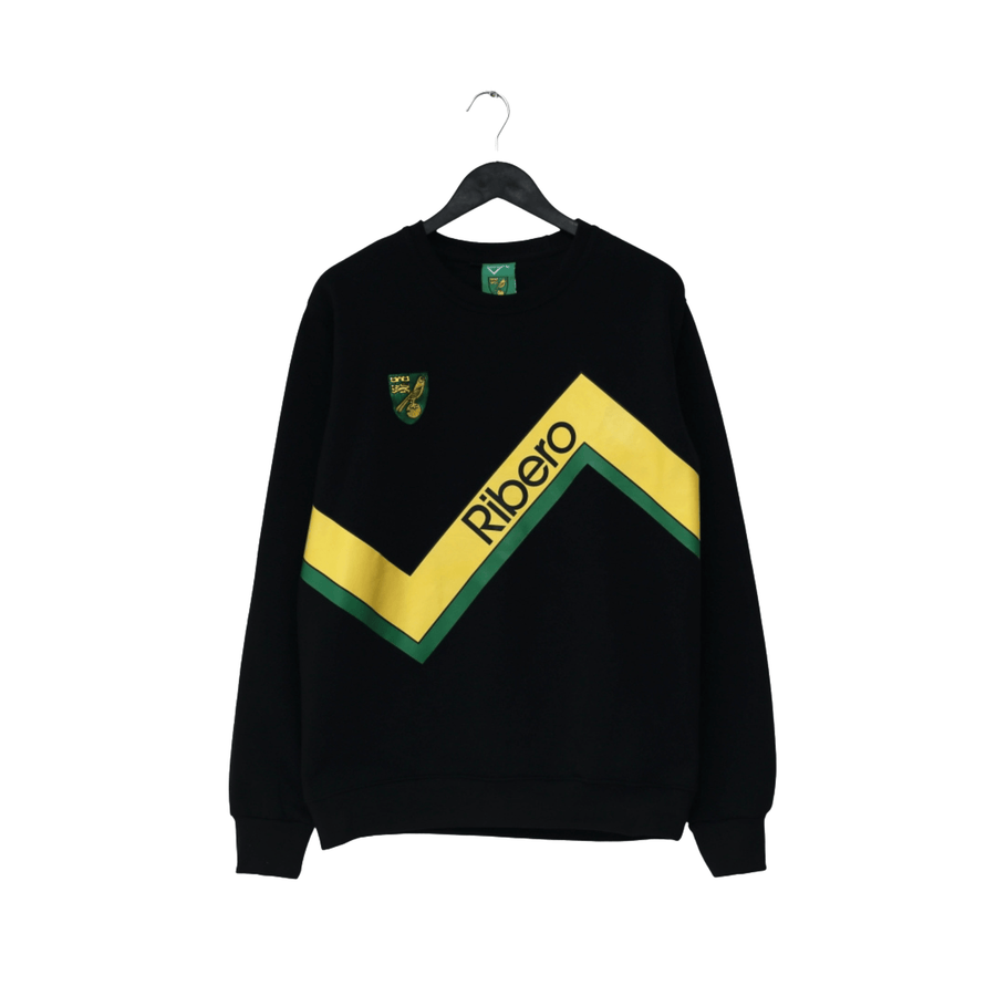 1992/94 Norwich City Retro Ribero Football Training Sweatshirt (M/L)
