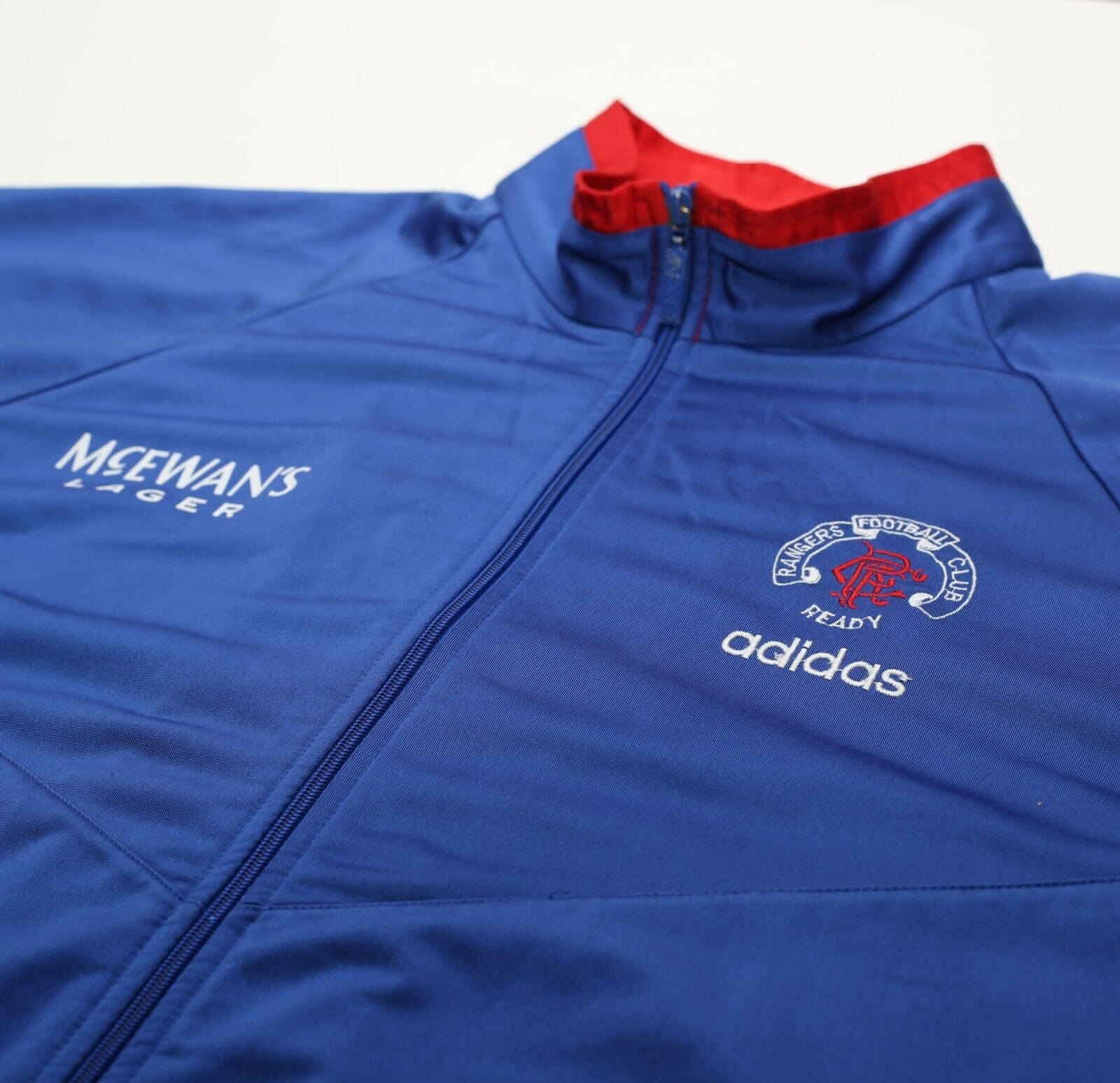1992/94 RANGERS Vintage adidas Football Track Top Jacket (XL ...