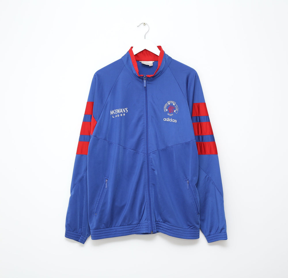 1992/94 RANGERS Vintage adidas Football Track Top Jacket (XL ...
