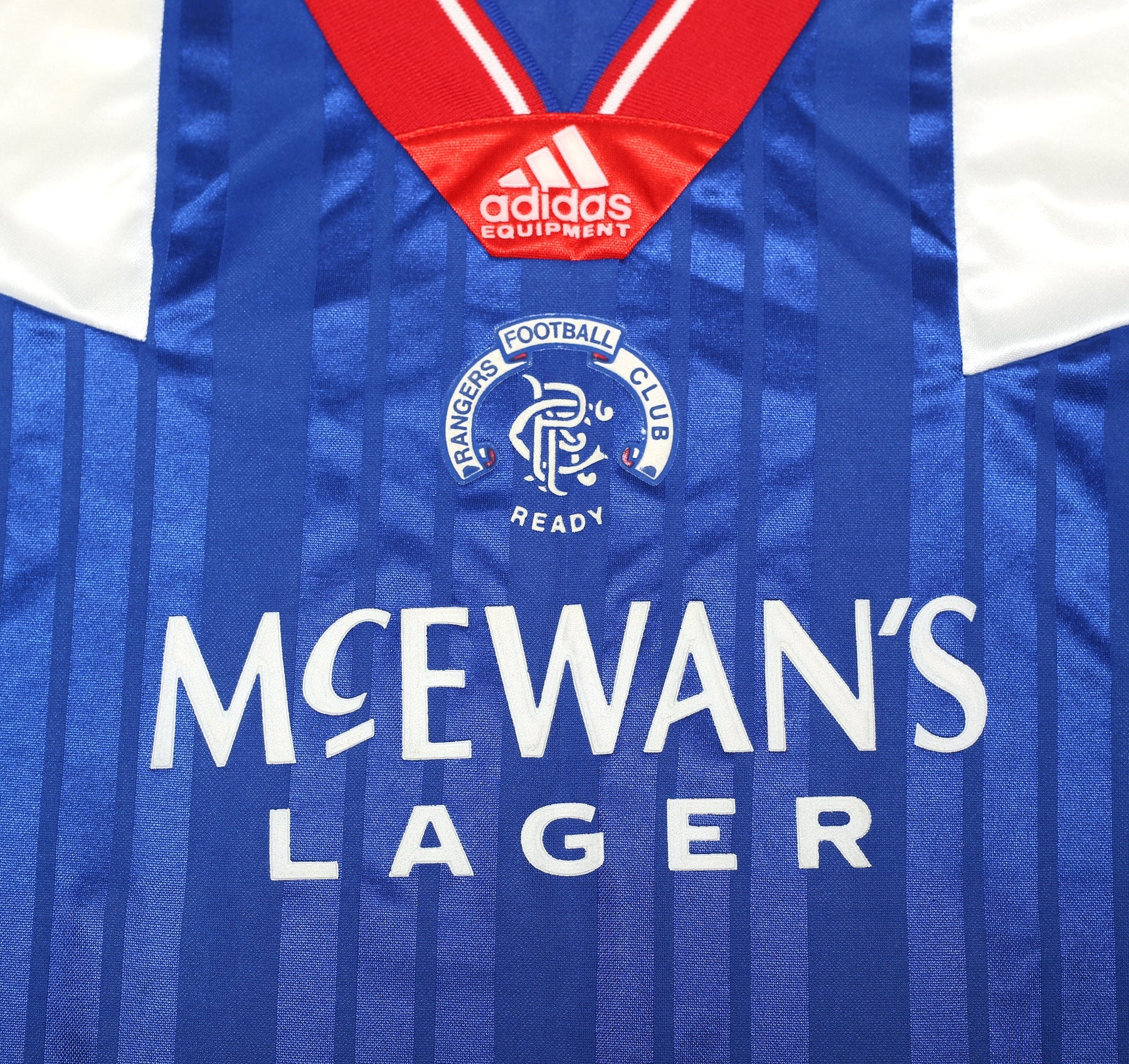 1992/94 Rangers Home Football Shirt | Size L | Vintage adidas ...