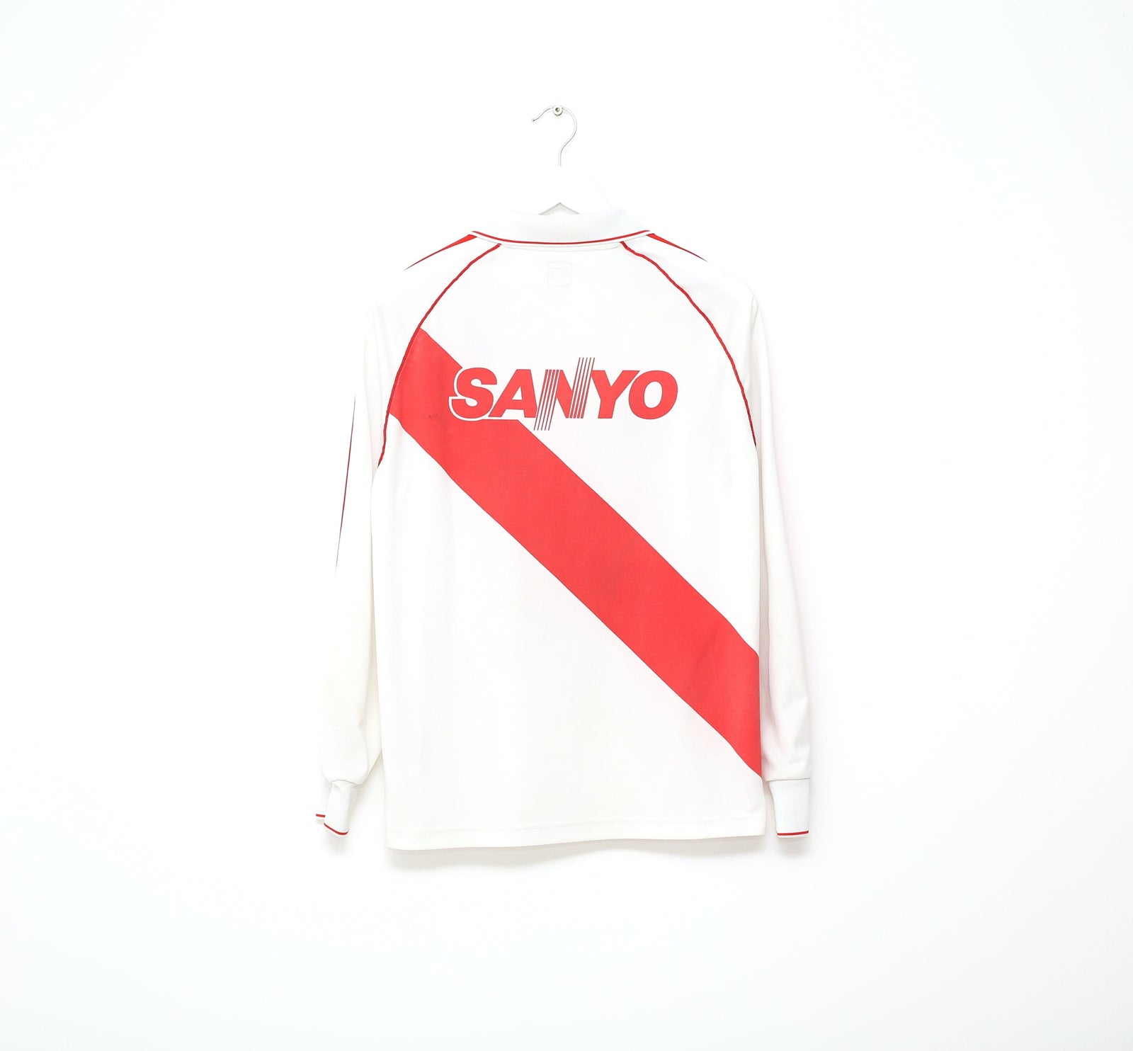 1992/94 RIVER PLATE Retro adidas Originals LS Home Football Shirt Jersey (M)