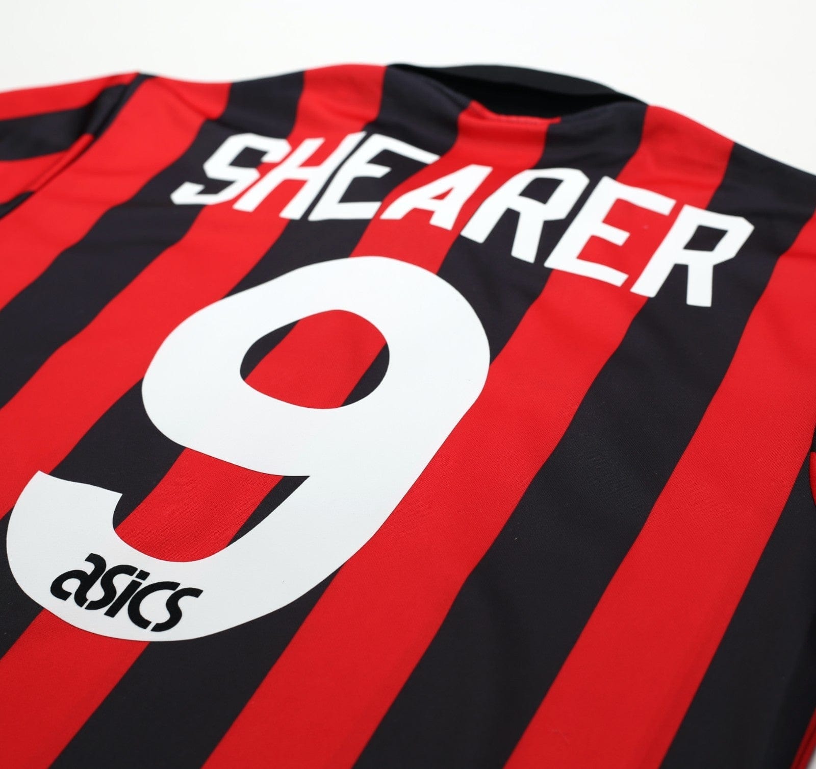 1992/94 SHEARER #9 Blackburn Rovers Vintage Asics Away Football Shirt (M) 40/42