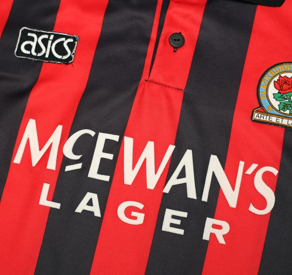 1992/94 SHEARER #9 Blackburn Rovers Vintage Asics Away Football Shirt (M) 40/42