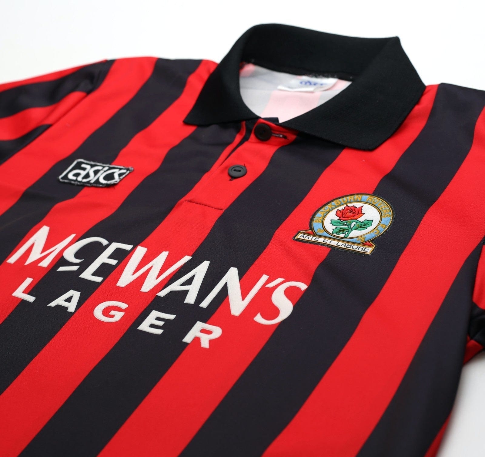 1992/94 SHEARER #9 Blackburn Rovers Vintage Asics Away Football Shirt (M) 40/42