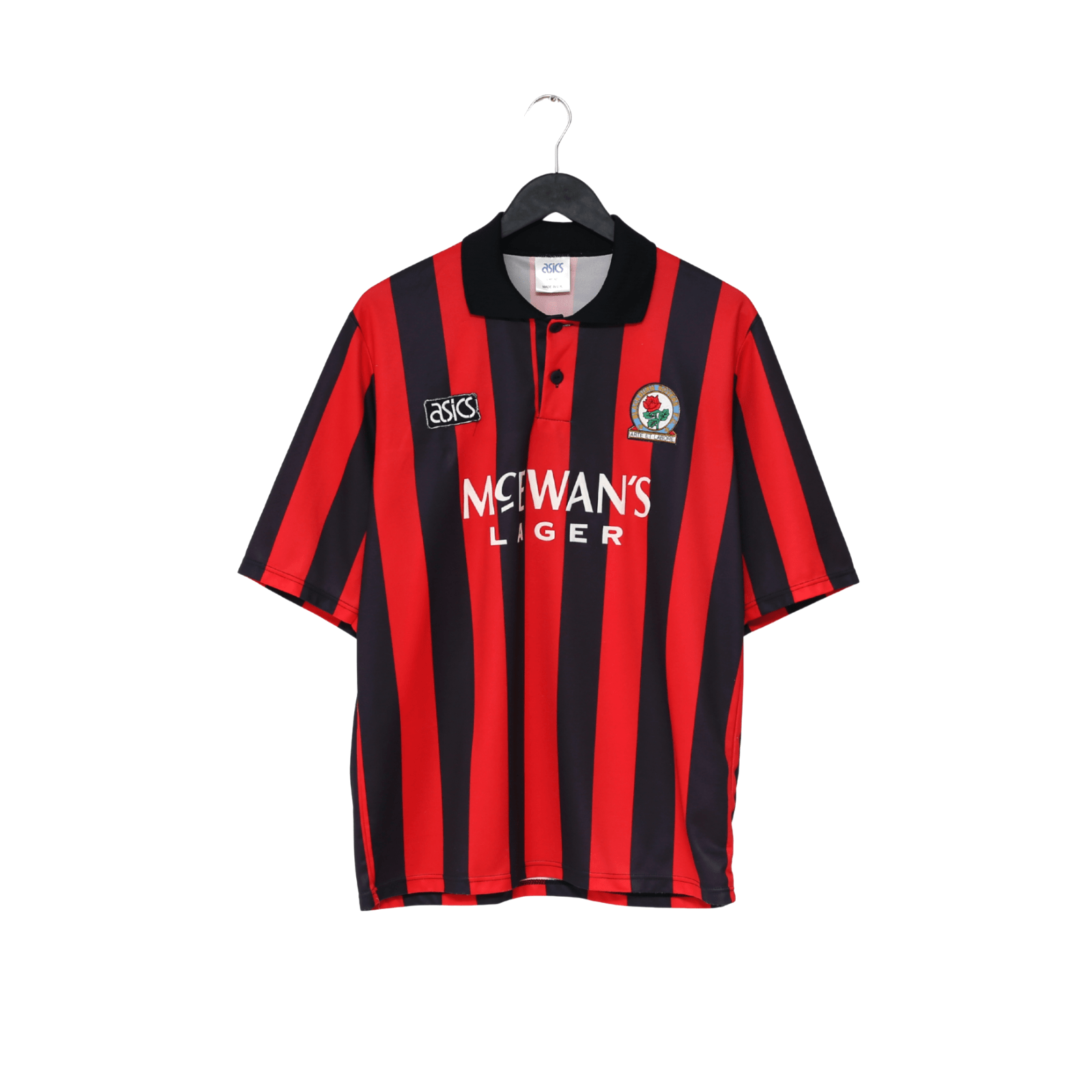 1992/94 SHEARER #9 Blackburn Rovers Vintage Asics Away Football