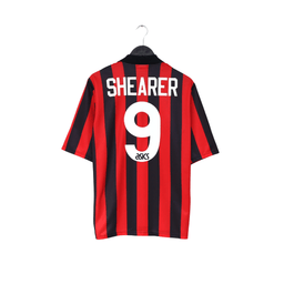 1992/94 SHEARER #9 Blackburn Rovers Vintage Asics Away Football Shirt (M) 40/42