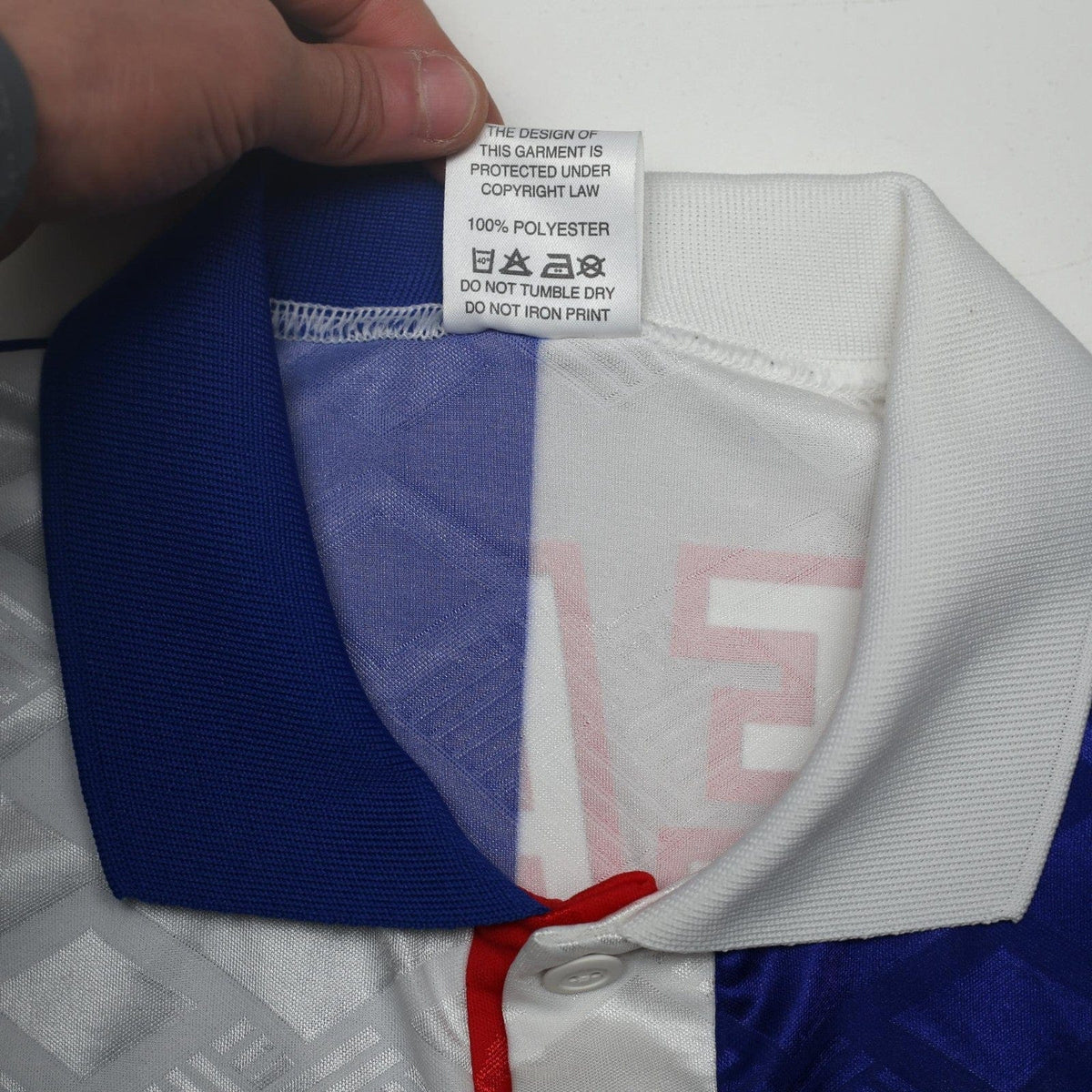 1992/94 Shearer #9 Blackburn Rovers Vintage Asics Home Football Shirt (L/XL)