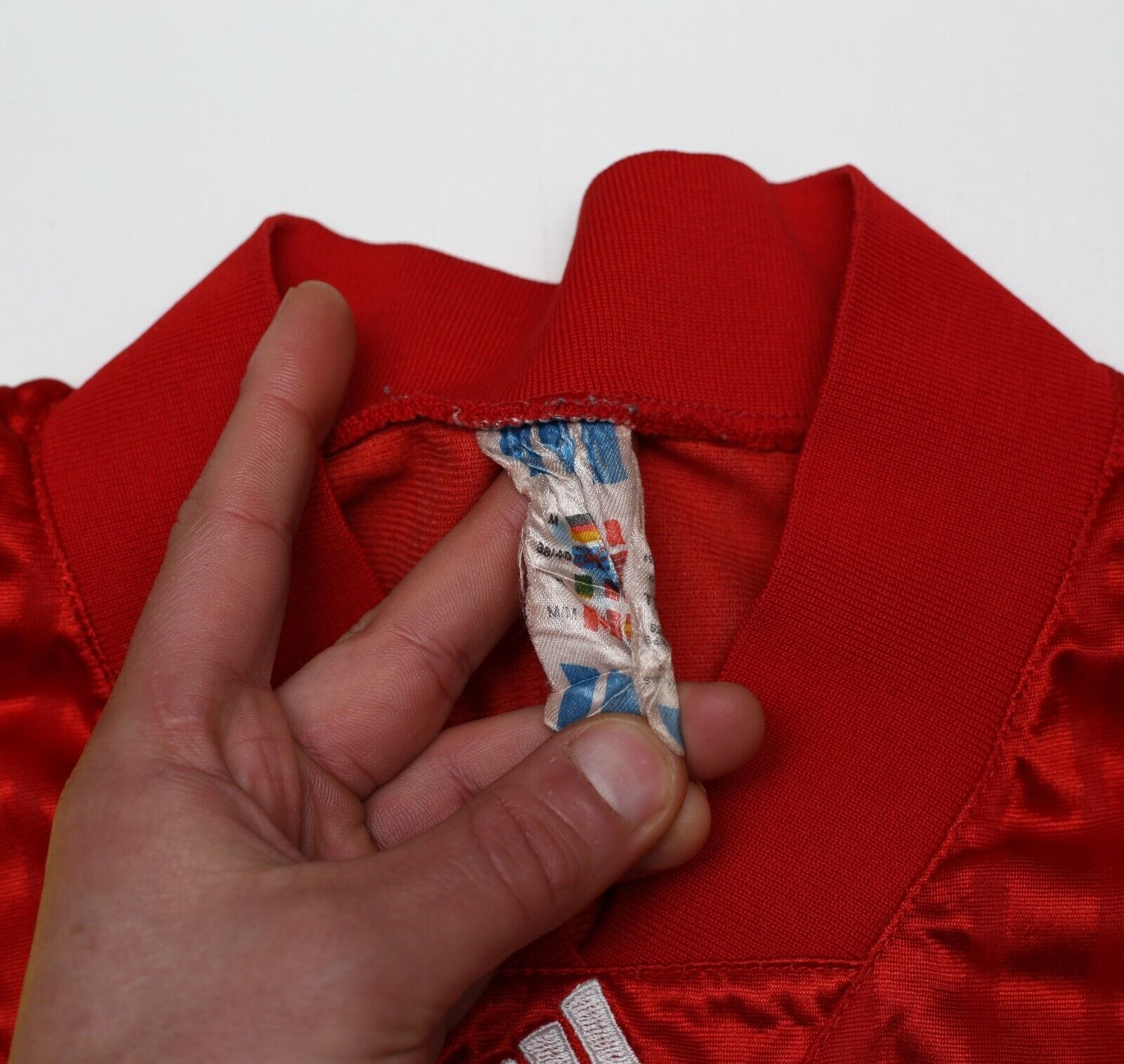 1992/94 SPAIN Vintage adidas Equipment Player Issue Home Football Shirt (M)