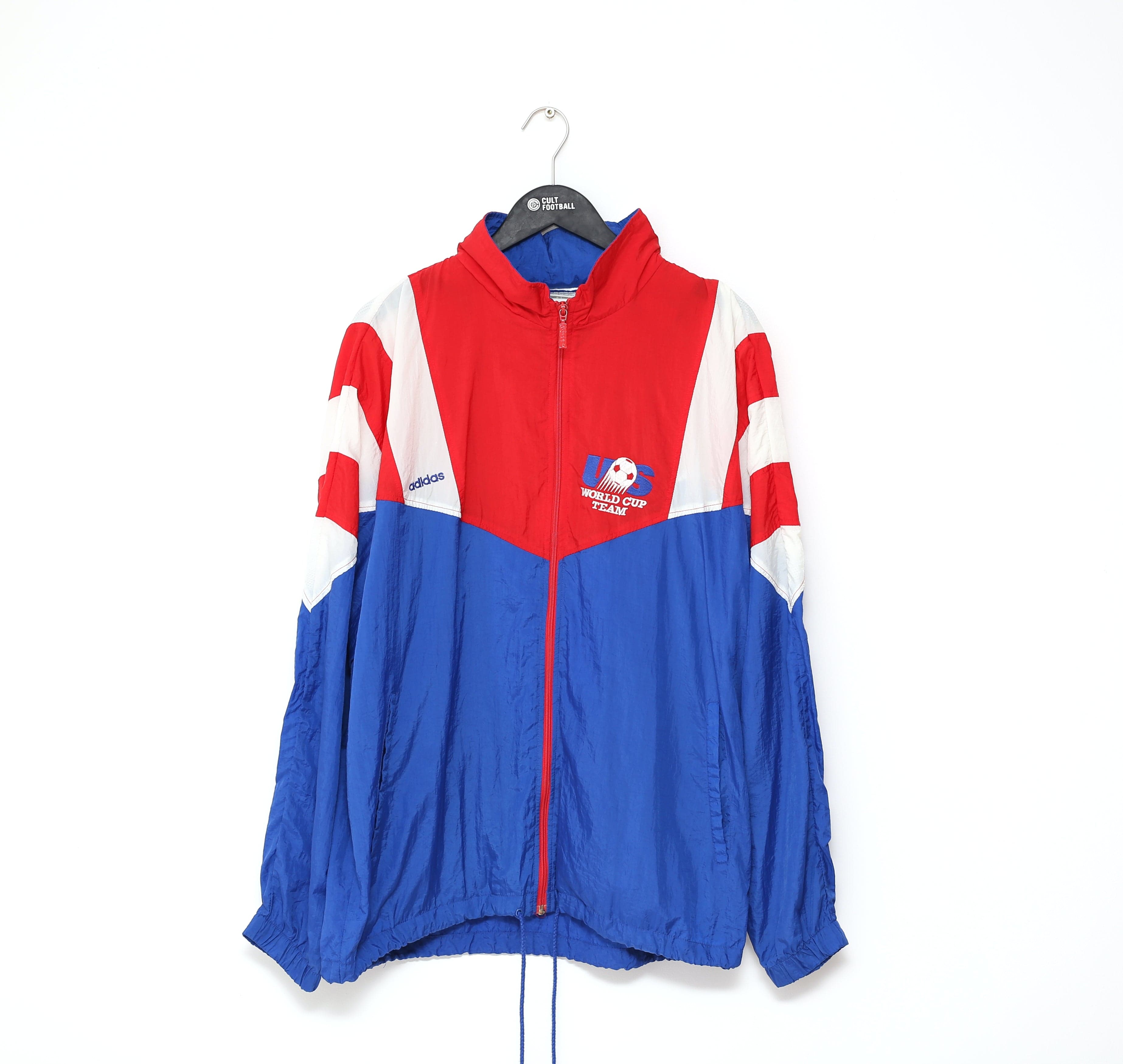 1992/94 USA Vintage adidas Football Soccer Shell Jacket (L 1992/94 USA Vintage adidas Football Soccer Shell Jacket (L