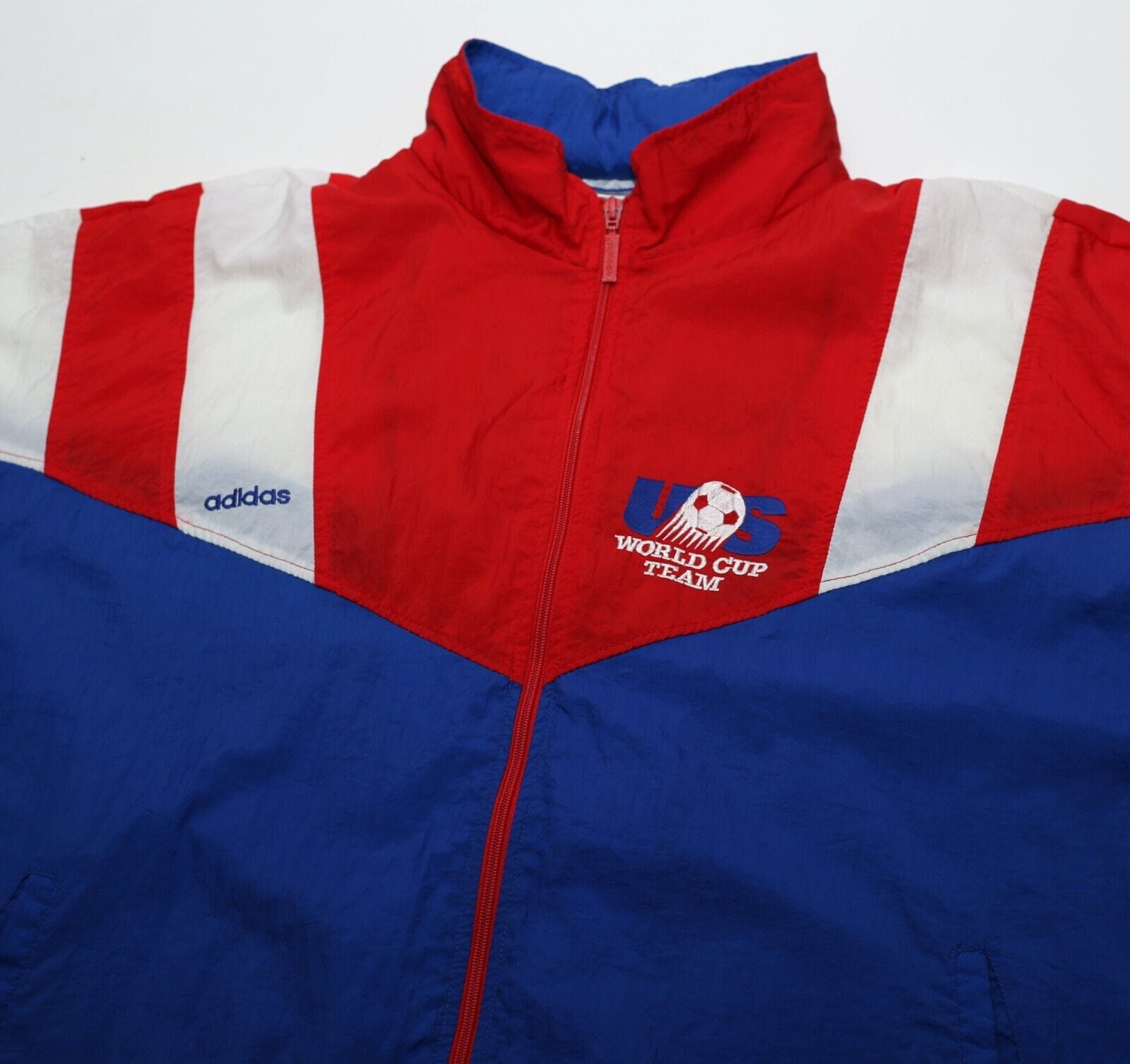 1992/94 USA Vintage adidas Football Soccer Shell Jacket (L/XL)