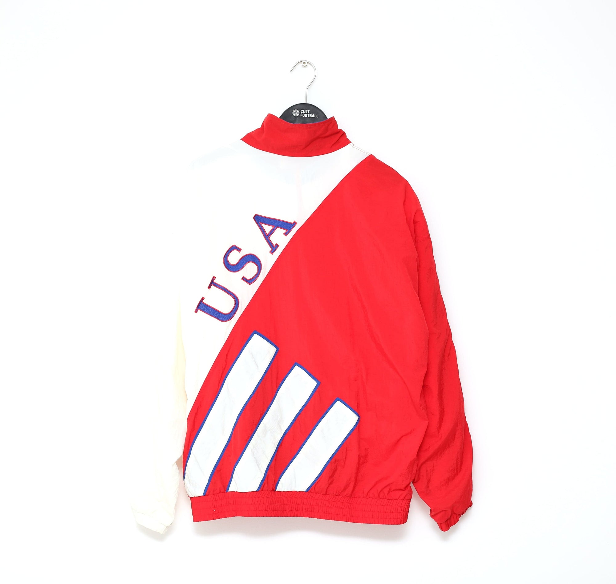 1992/94 USA Vintage adidas Football Soccer Track Top Jacket (L) Jones, Lalas Era
