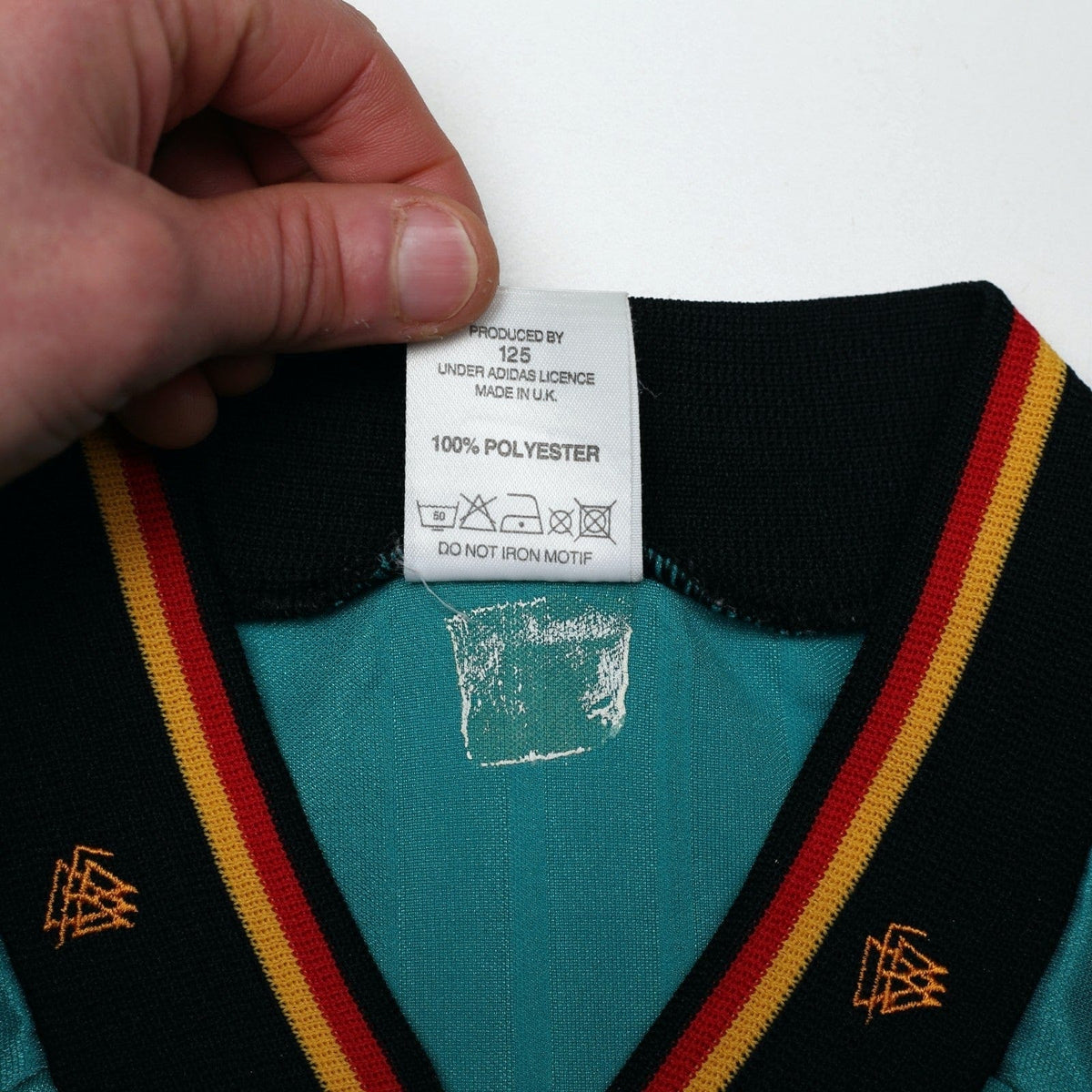 1992/94 Voller #9 Germany Vintage adidas Away Football Shirt (L) EURO 92