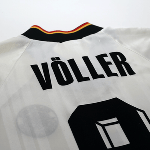 1992/94 Voller #9 Germany Vintage adidas Home Football Shirt (L) EURO 92