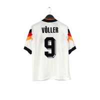 1992/94 Voller #9 Germany Vintage adidas Home Football Shirt (L) EURO 92